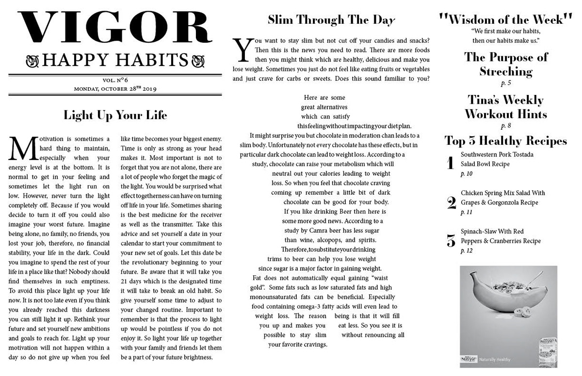 Newspaper Layout