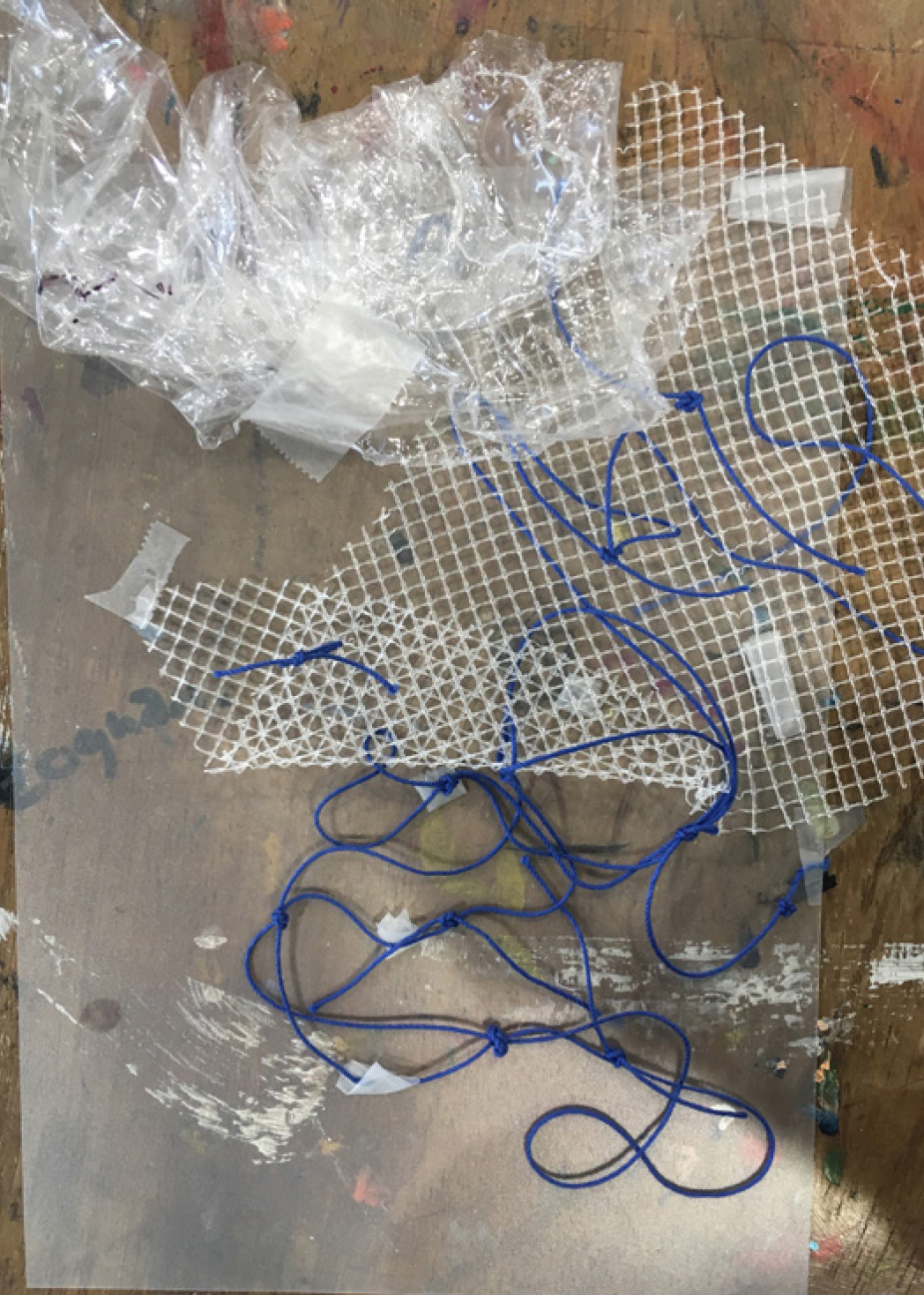 string, web and sticky foil