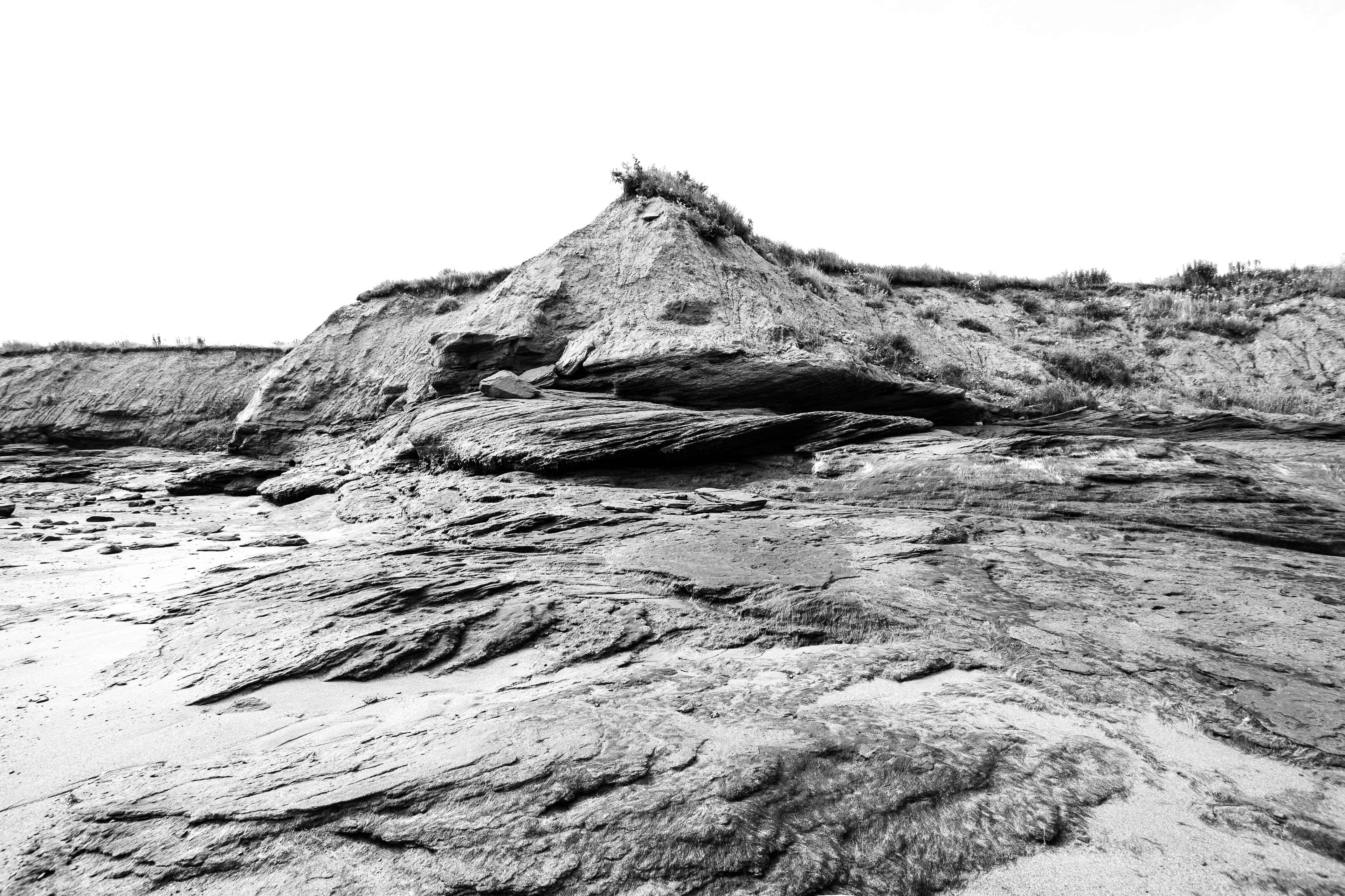 Bay of Fundy at low tide no.1 Textures undulating like echoes of water lapping against stone.