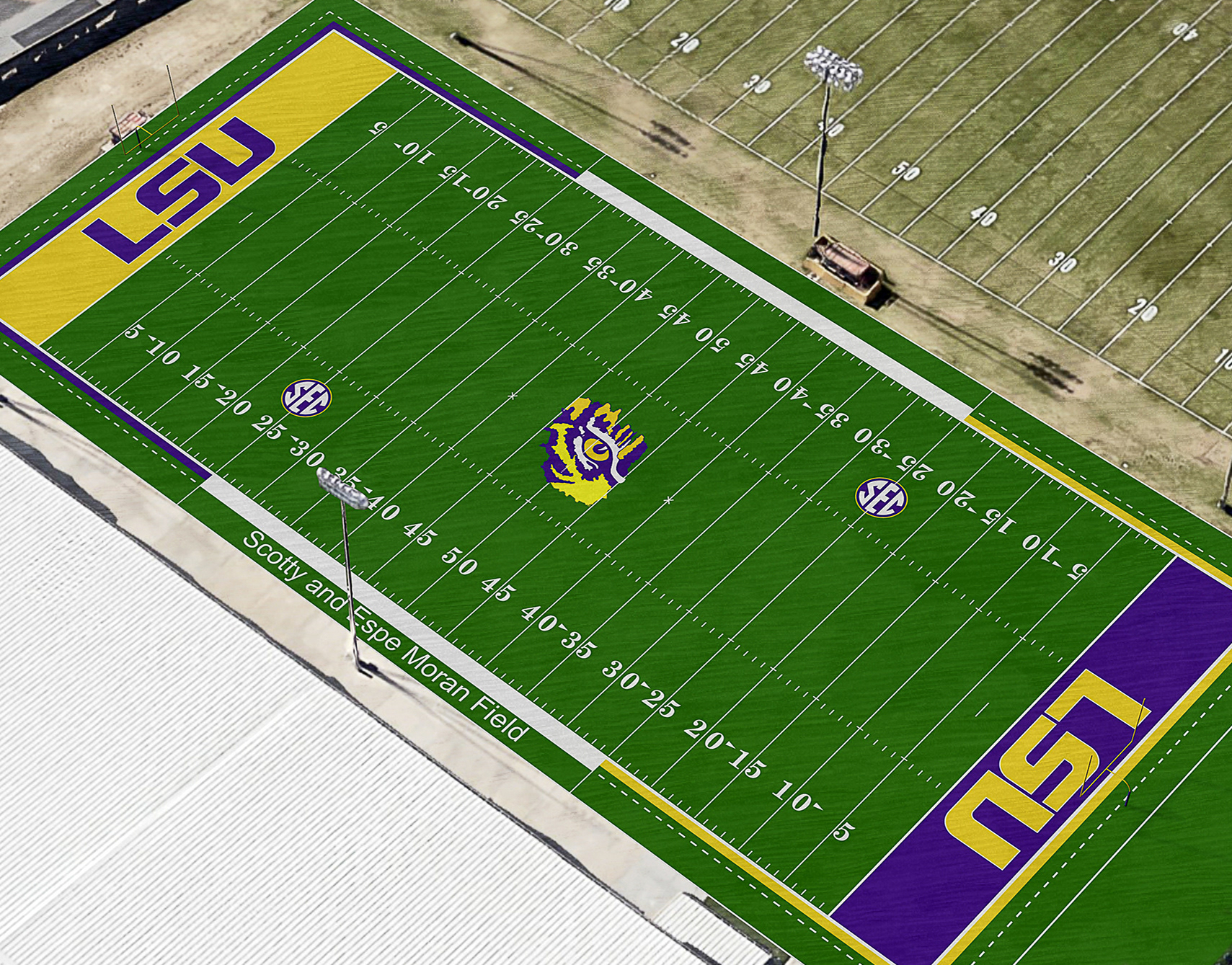 Athletic Field Consultants, Inc. LSU Practice Field