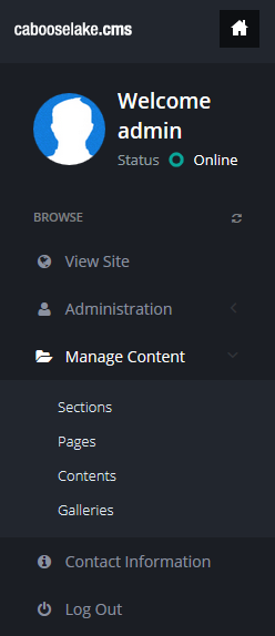 Menu Navigation