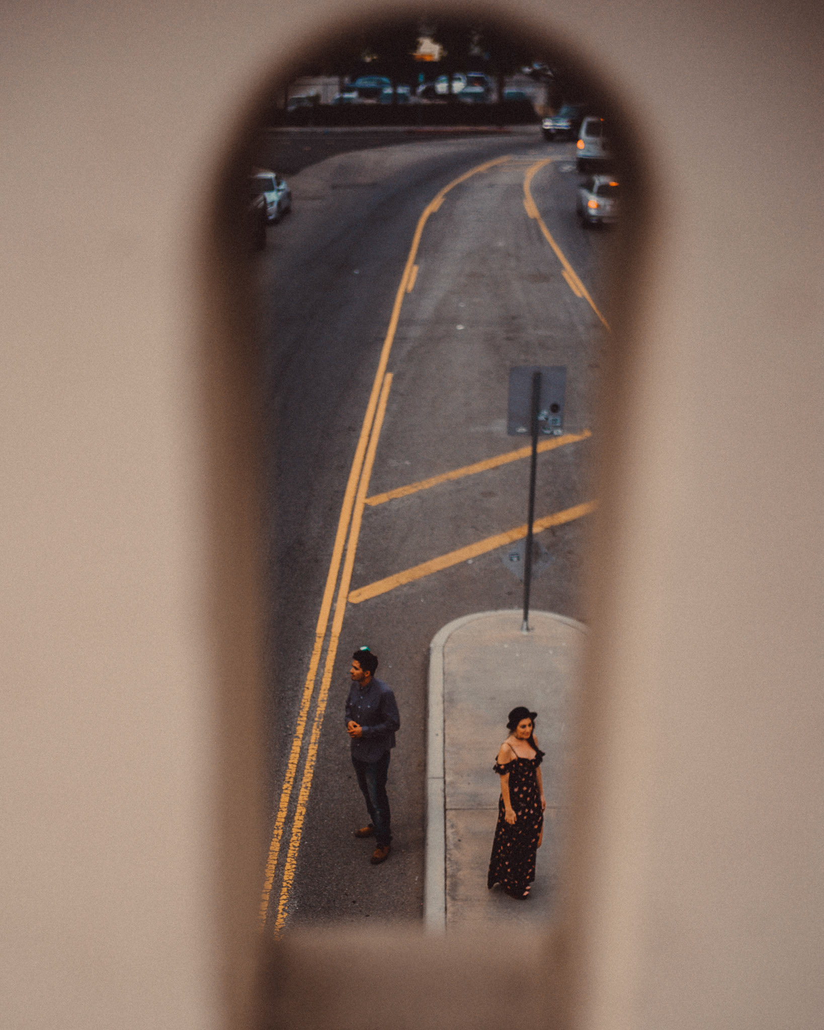 N Santa Fe Avenue from E 1st Street Bridge, Los Angeles, California, USA, July 2018, Leica M.