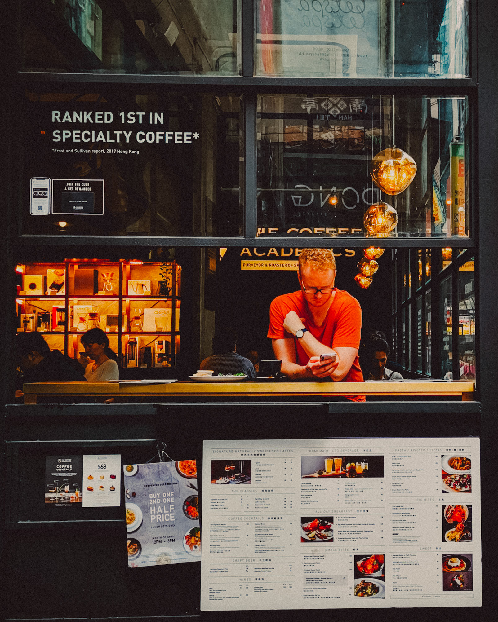 The Coffee Academics Flagship, Wan Chai, Hong Kong, April 2019, Huawei Mate 20 Pro.