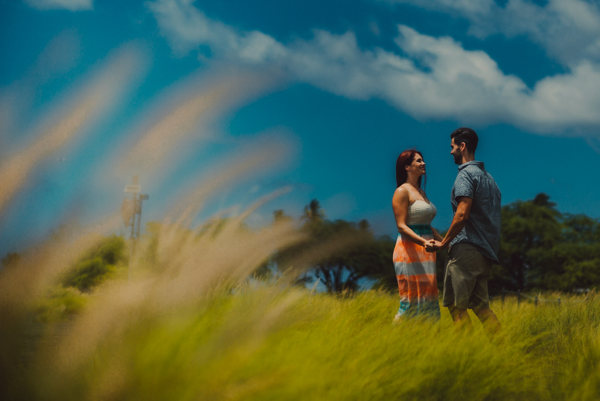 Couple photos at Honokohau Small Boat Harbor, from Ryan and Angela's engagement shoot in Hawaii, USA, September 2015, Leica M.