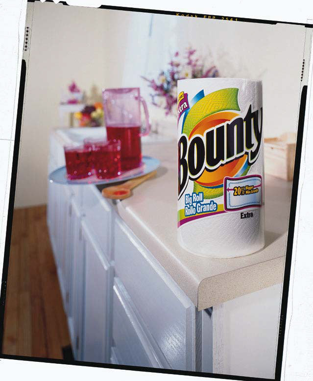 The photo shoot was over, set torn down and wrong paper towels were shot