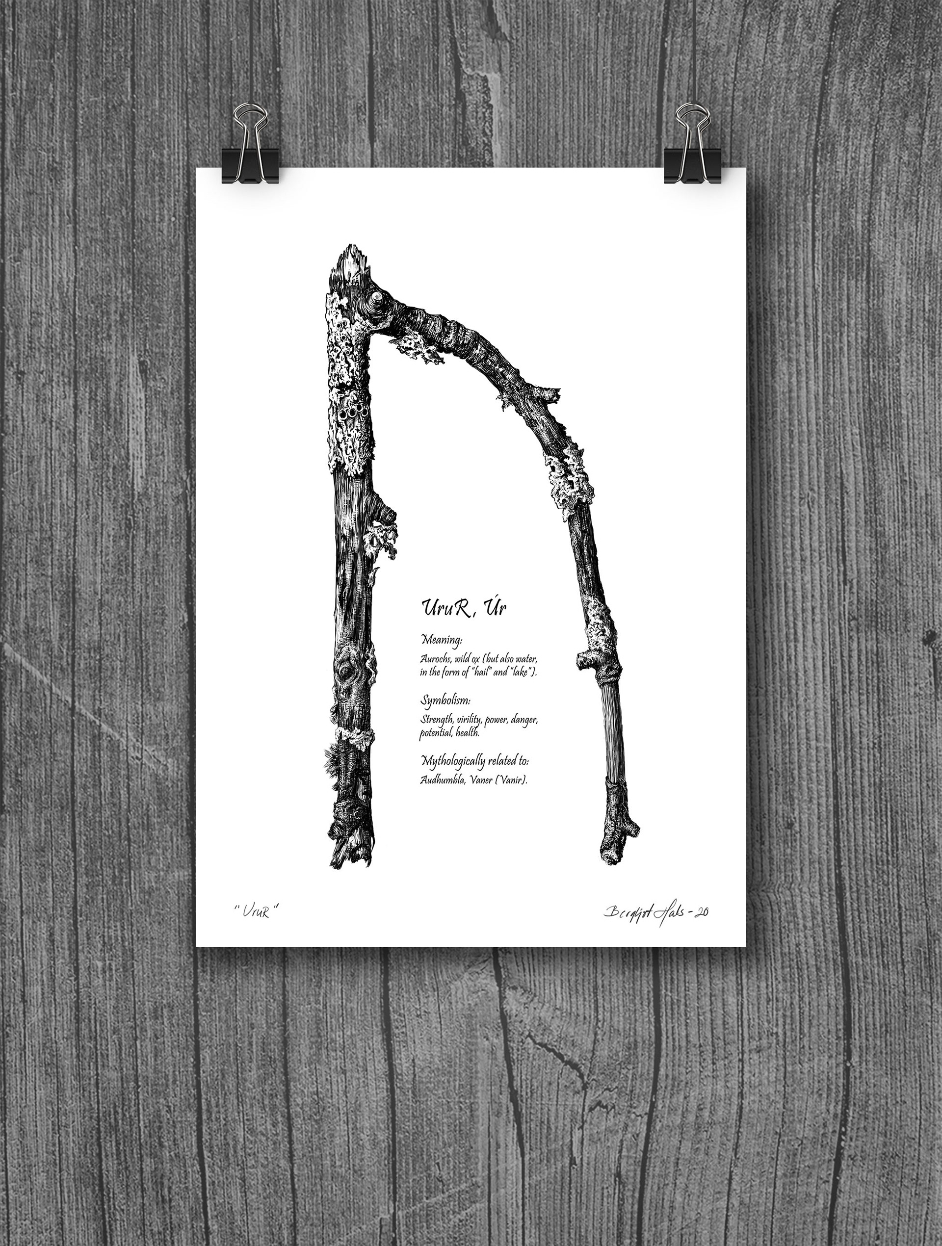 Wall art - "UruR"