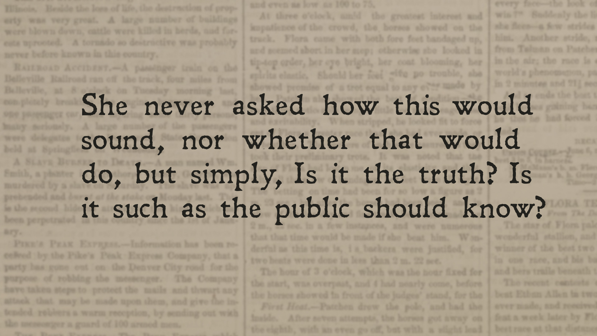 Example of quote designs/asset for the Margaret Fuller film