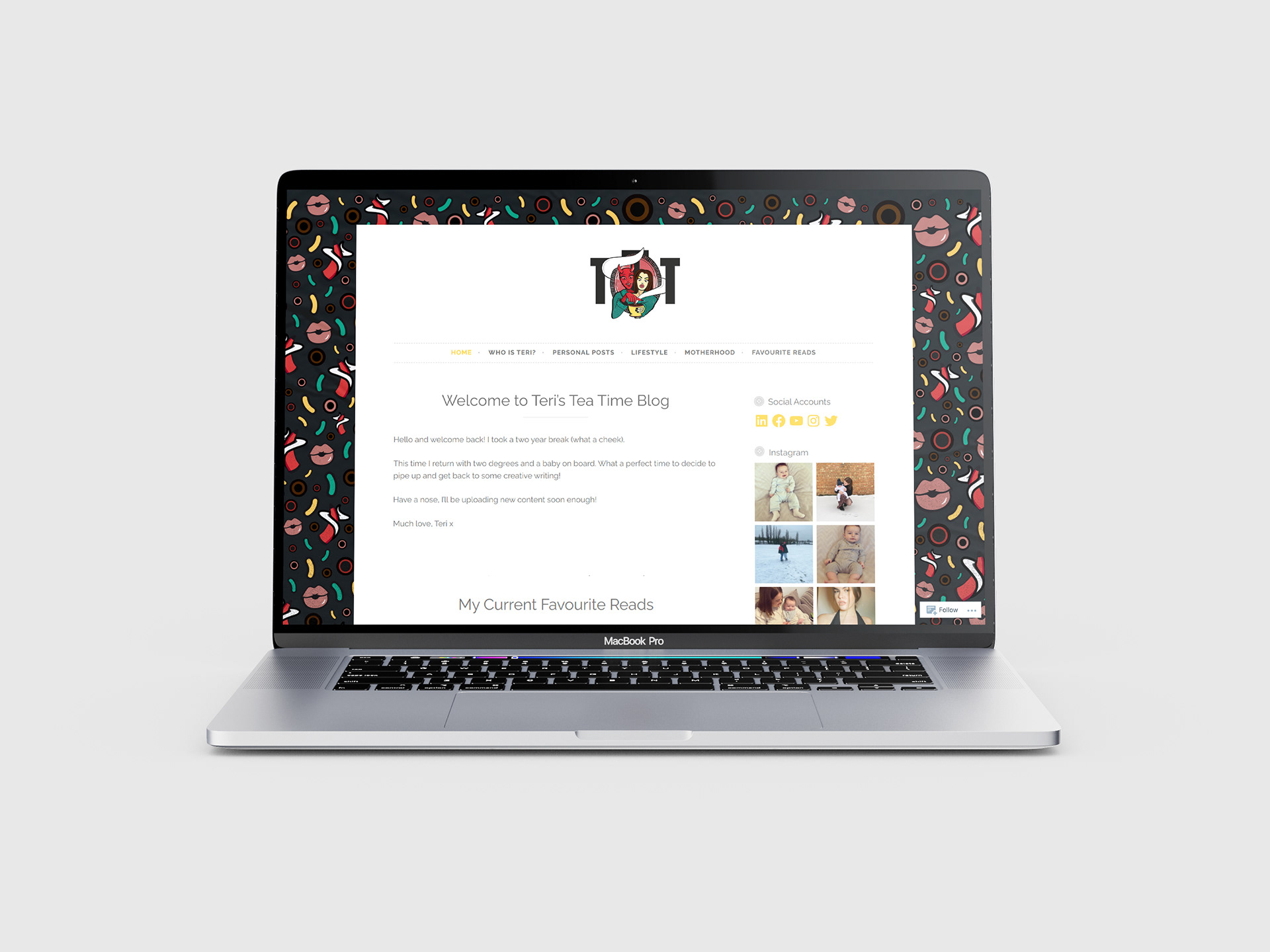 Teri's Tea Time Final Blog Branding.