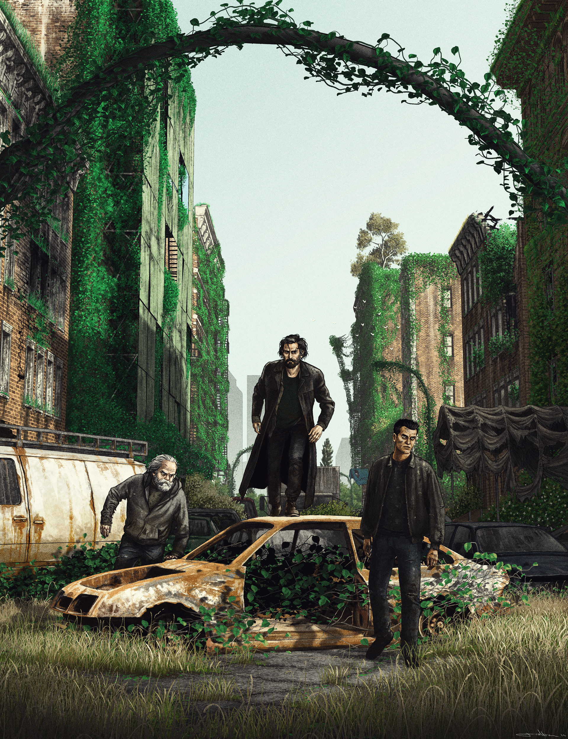 Book cover illustration for 'Can You Survive in a Dystopia?'  published by Capstone Publishing