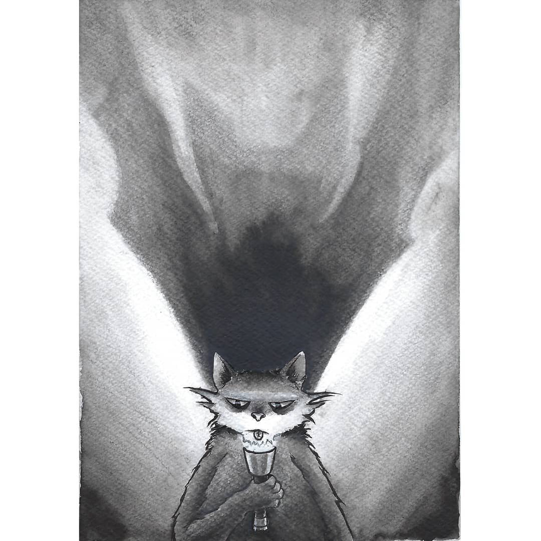 / 30.10. - OMINOUS - trying to illustrate my mood this year