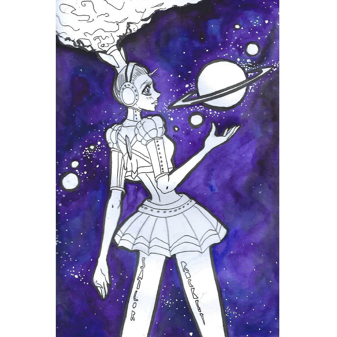 / 16.10. - ROCKET - Sailor Rocket, as a tribute to one of my favorite children's series “Sailor Moon” (1992), based on the manga
