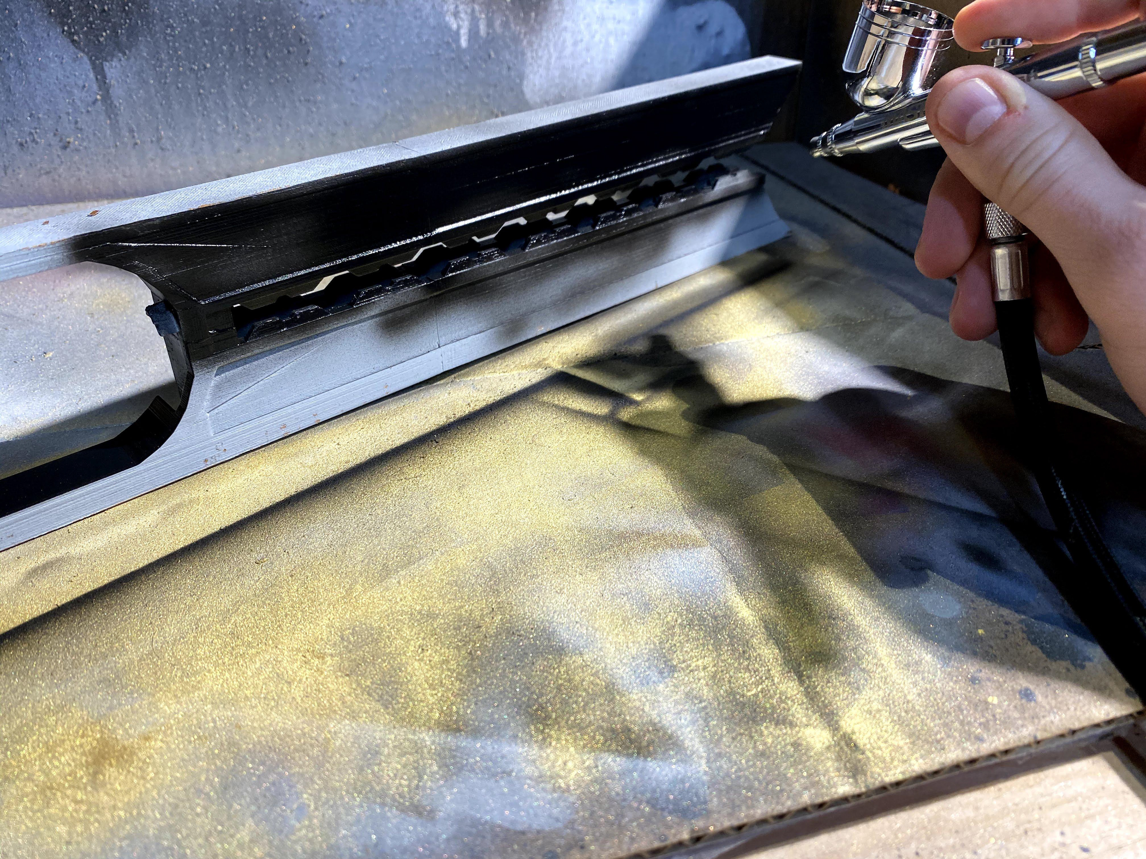 Painting the black!