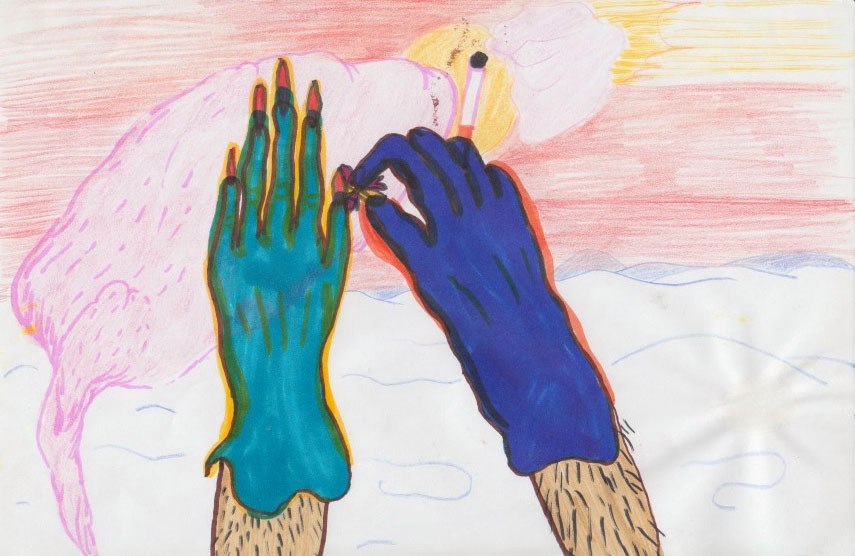 DESCRIPTION; INK ON PAPER;YEAR; 2018