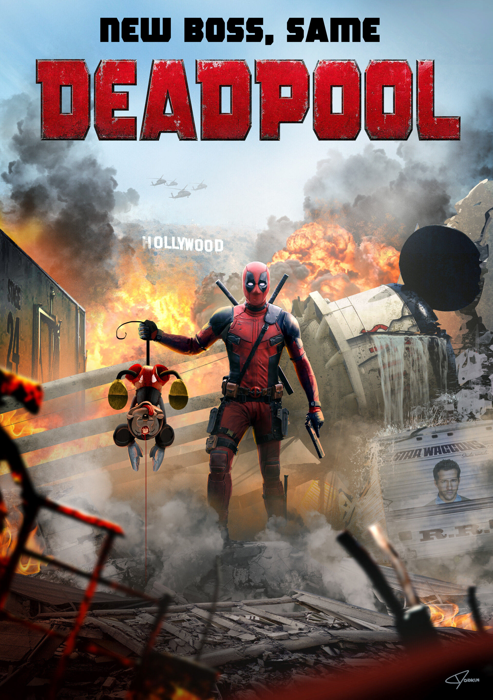 ArtStation - Deadpool 3 poster concept #2