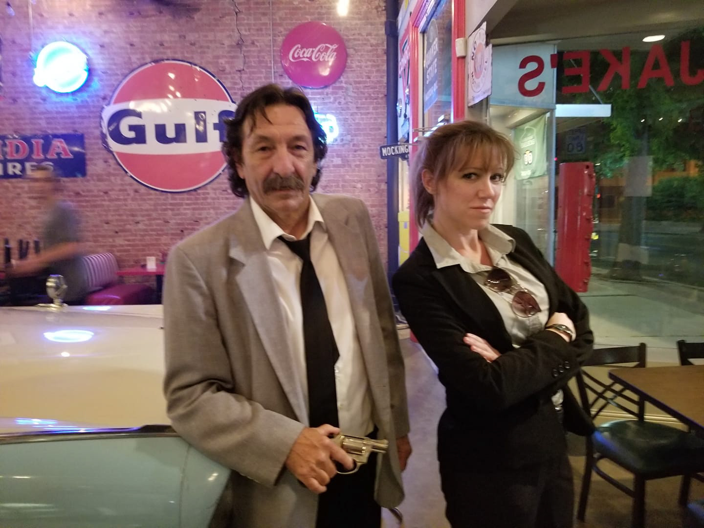 on set of Quick Slice