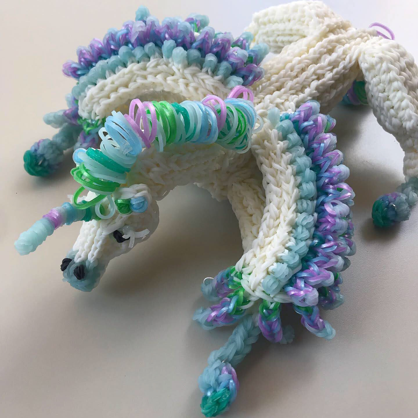 Cortney Nicole Design Rainbow Loom Unicorn