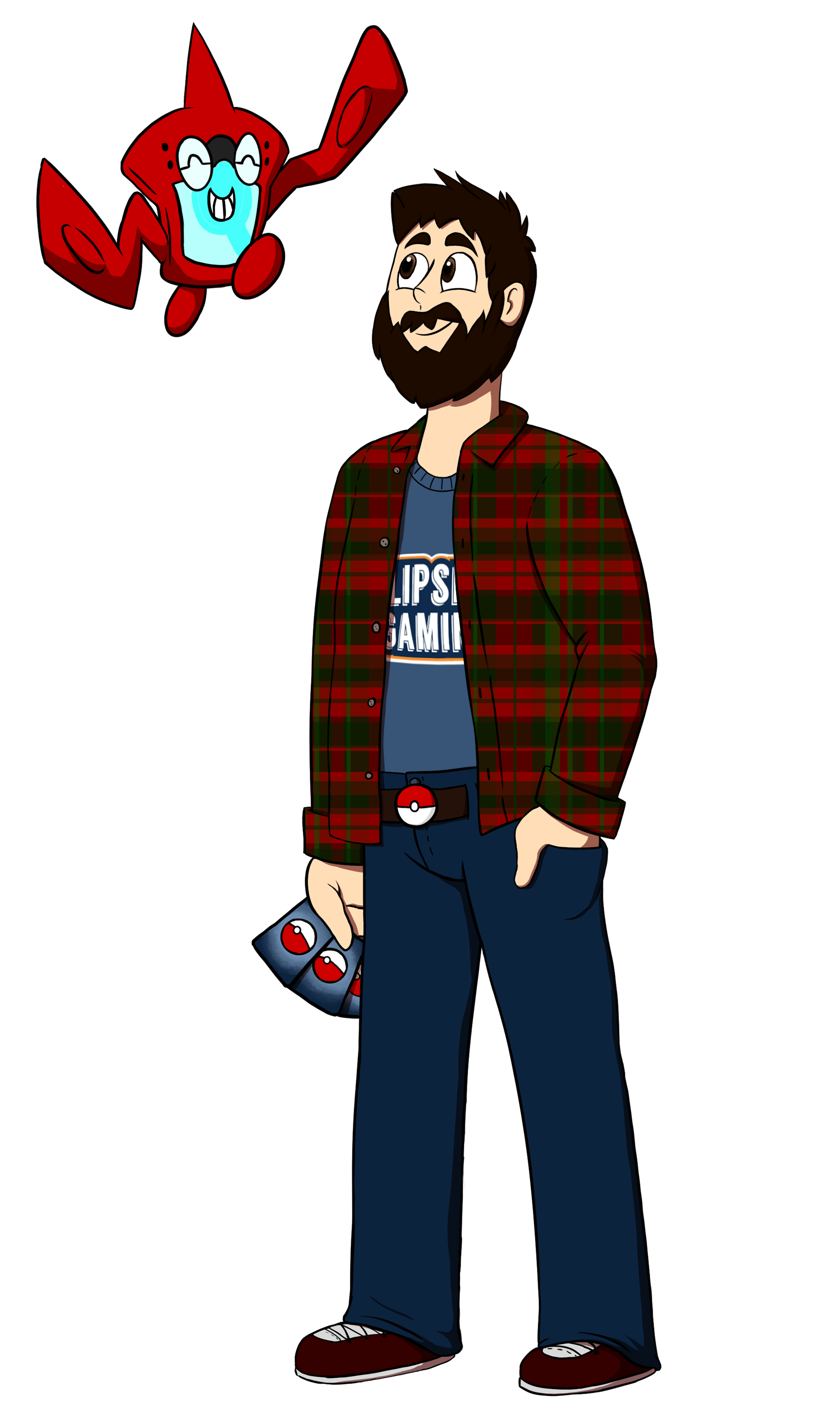 A commission piece for a friend of mine of him.