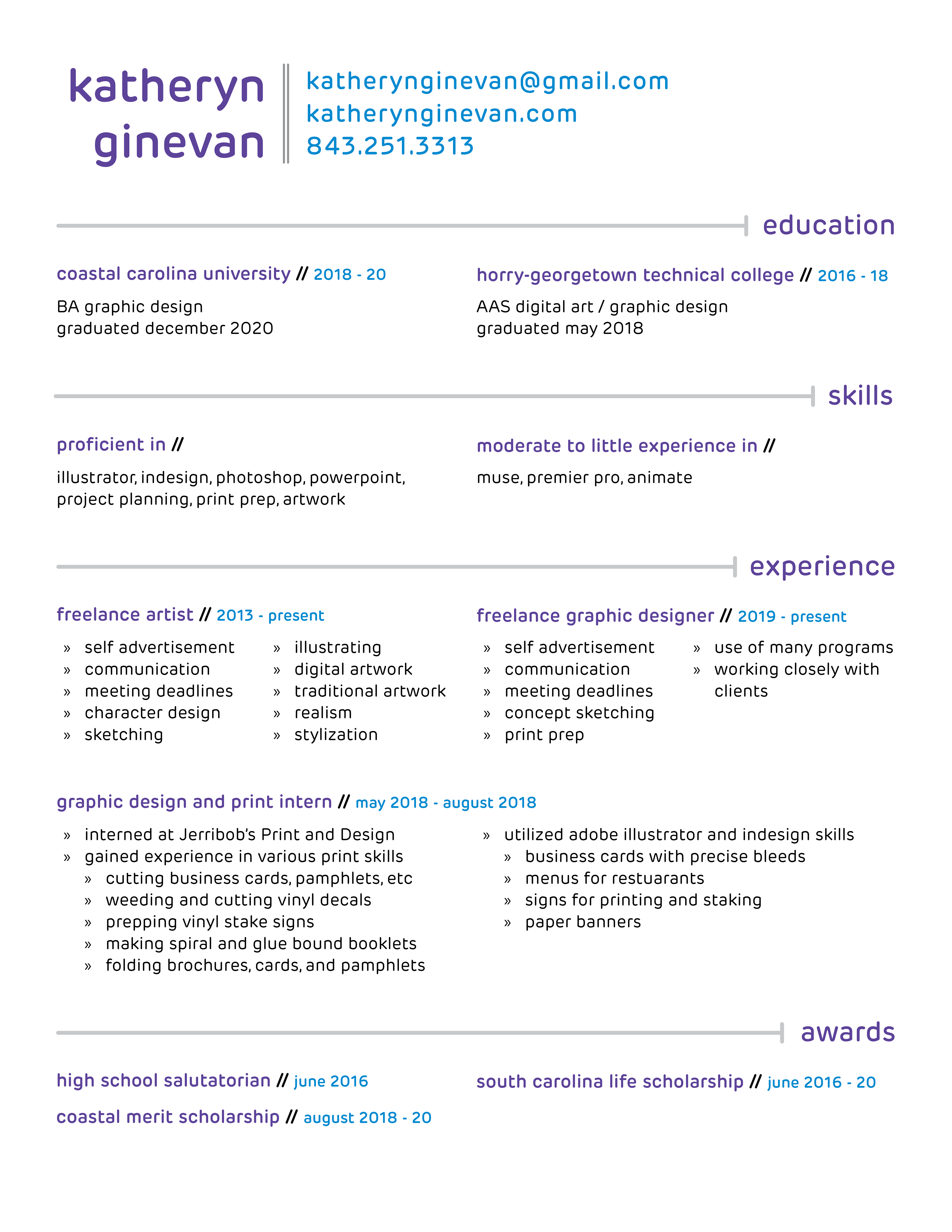 Katheryn Ginevan - résumé