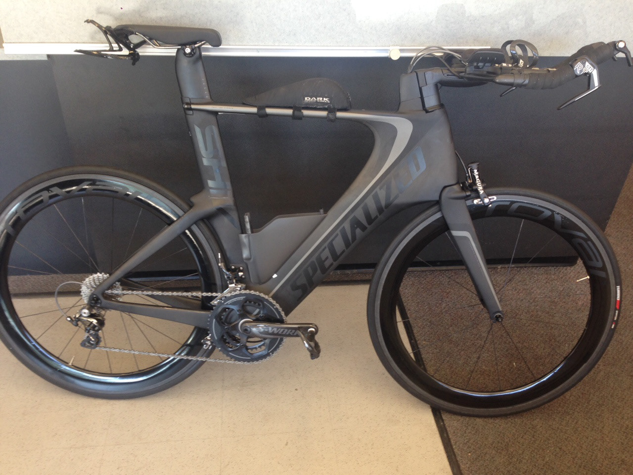 Specialized Road Bike - Matte Black Decals