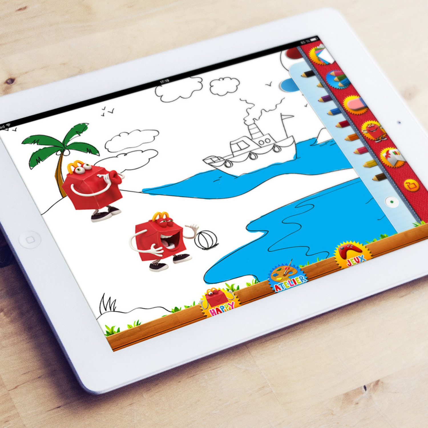 Application tablette