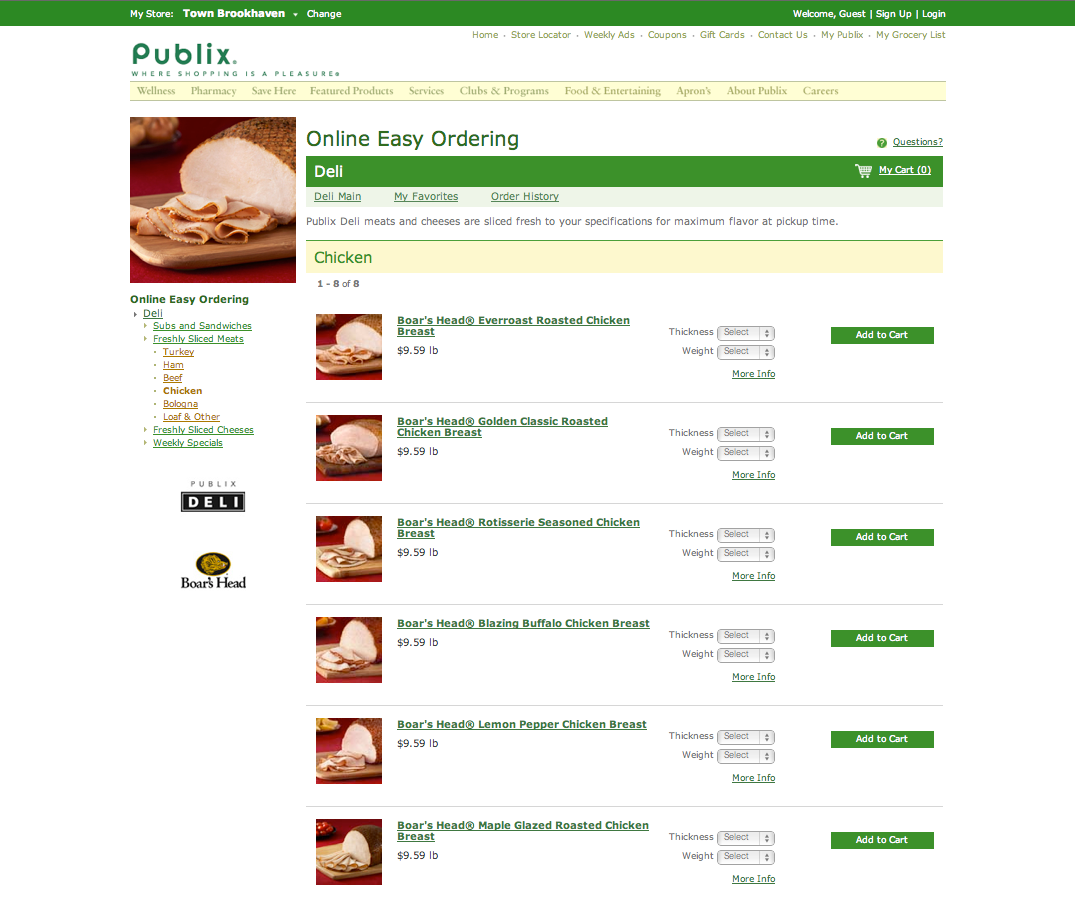 publix valentines day deli order