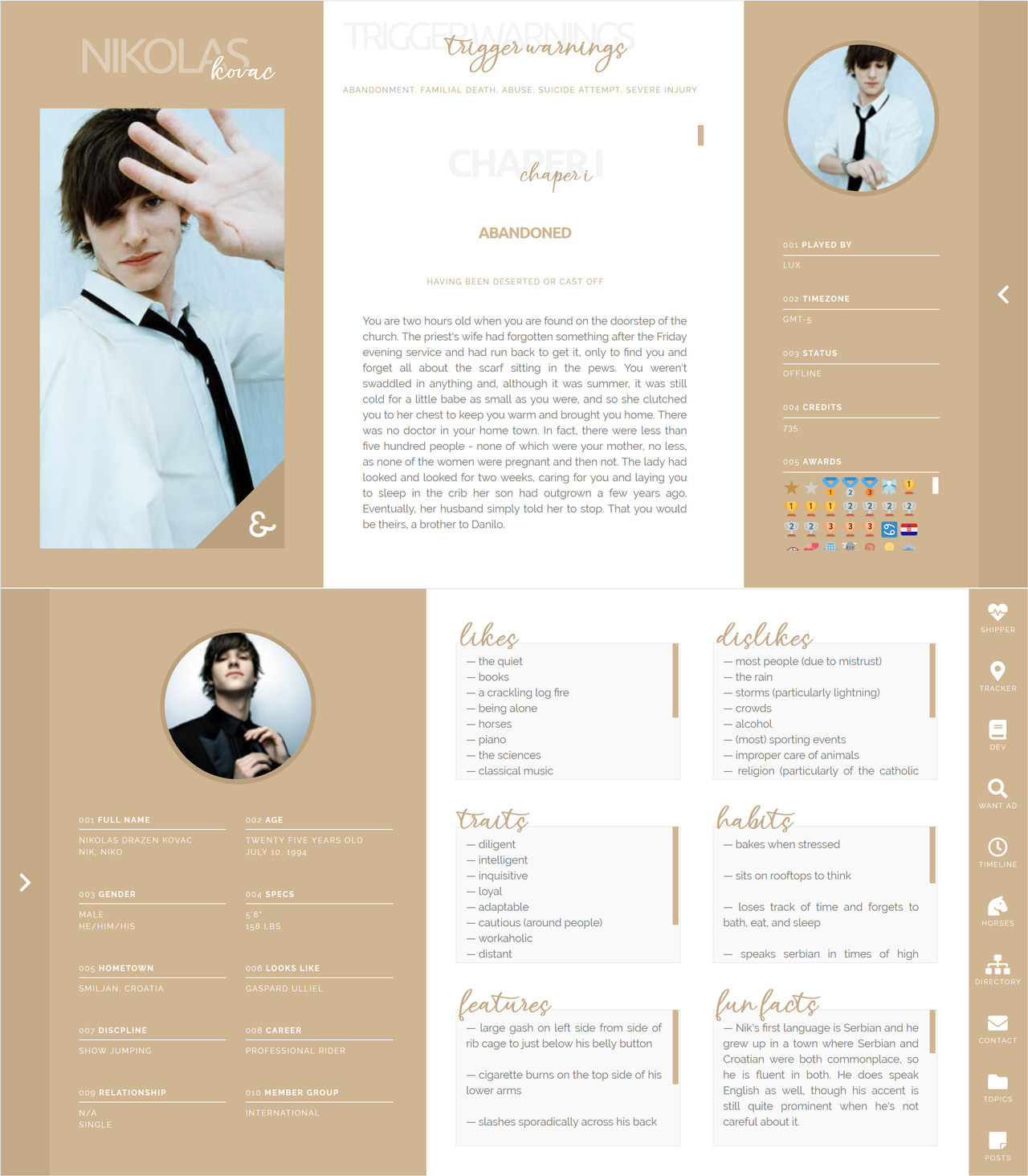 Main Profile - Both Views