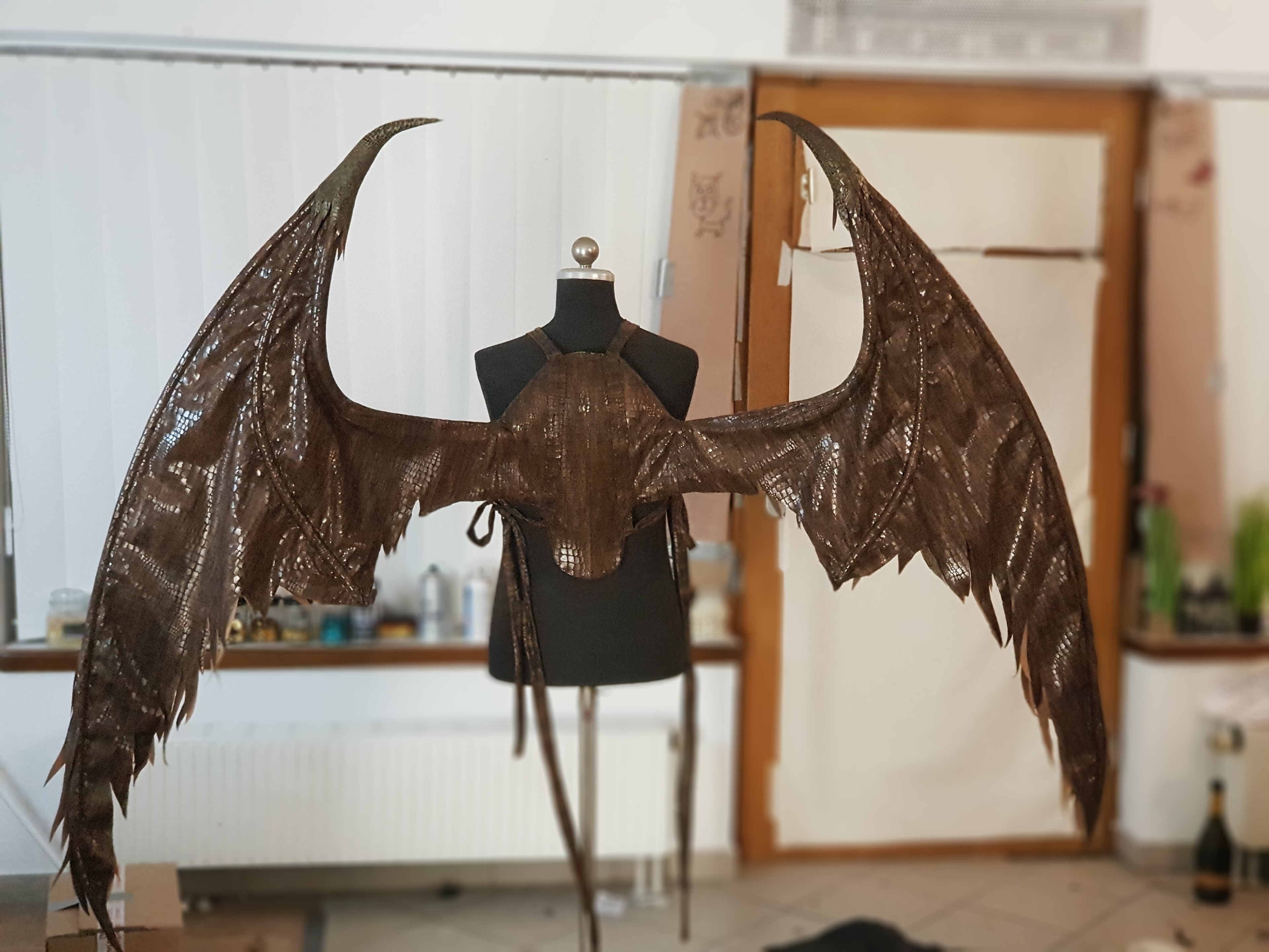 articulated bat wings cosplay