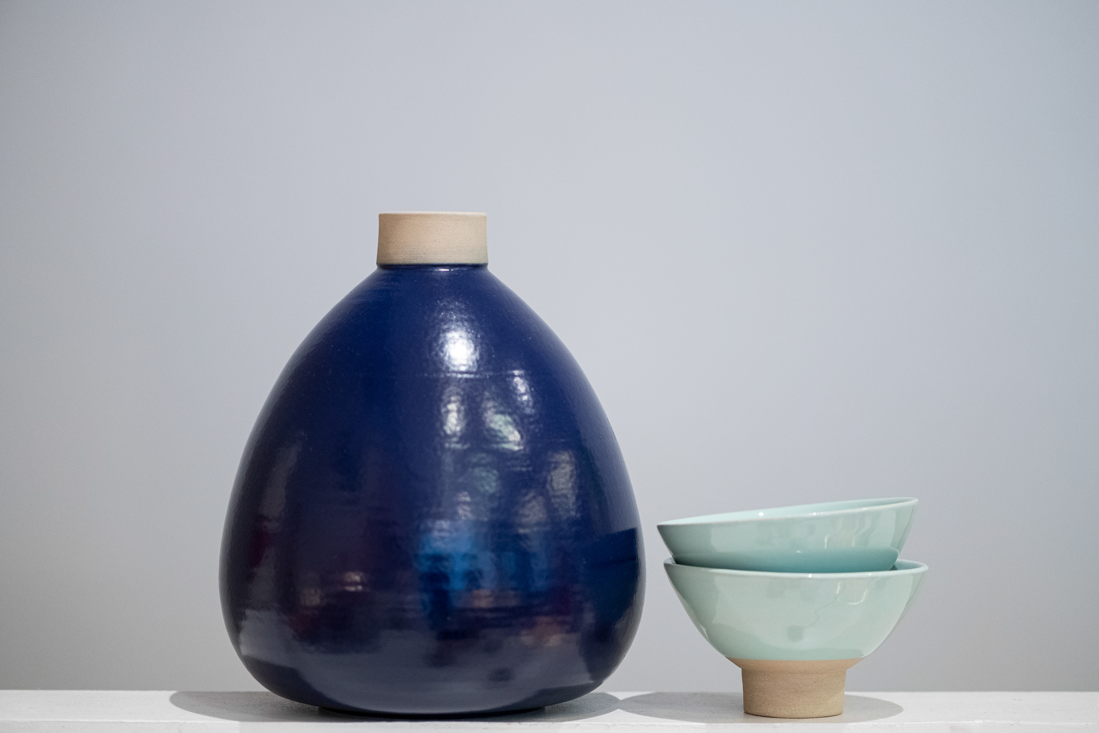 Vase Koom en grès - 98€ - Bol 14€