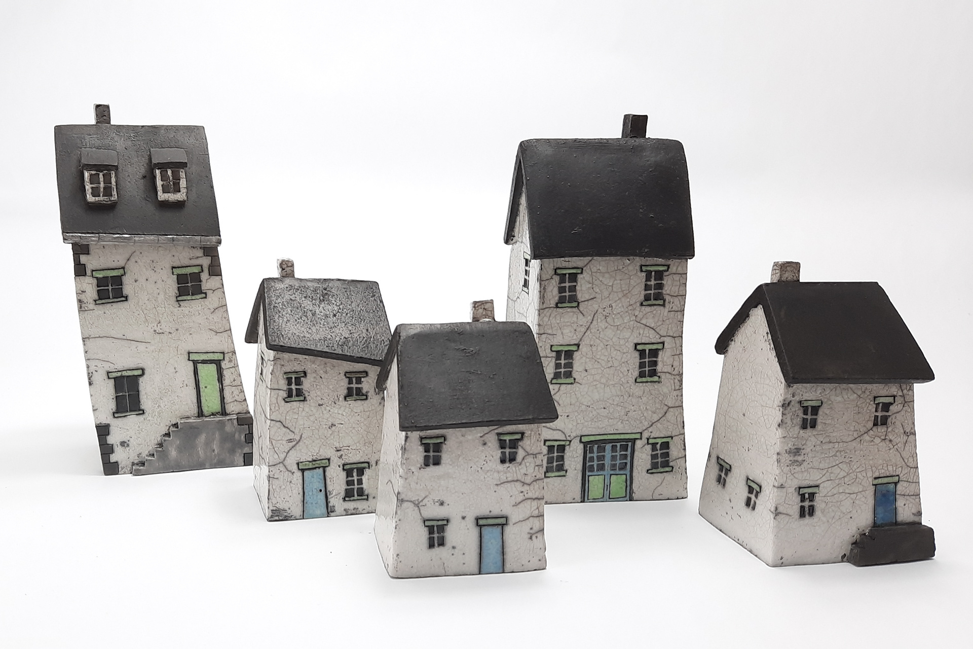 Maisons de bord de mer, raku - De 65€ à 115€