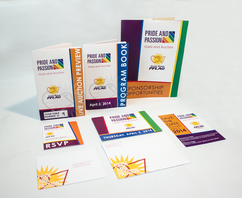 Greater Boston PFLAG Pride and Passion event material