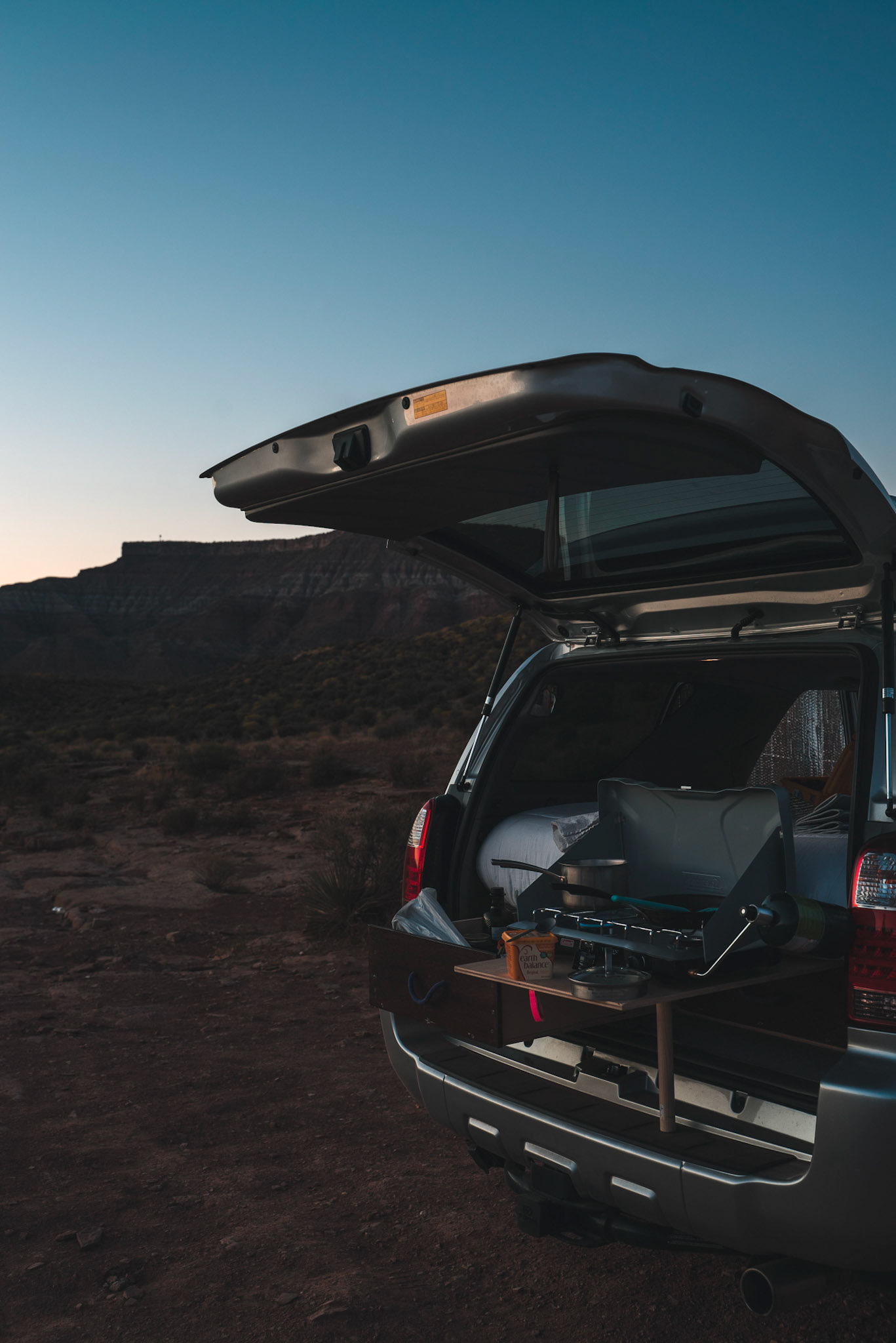 outside Zion national park