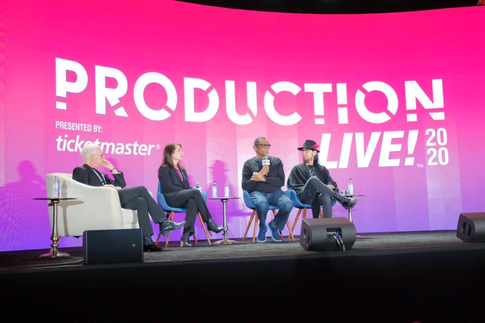 Production Live! on screen graphics.