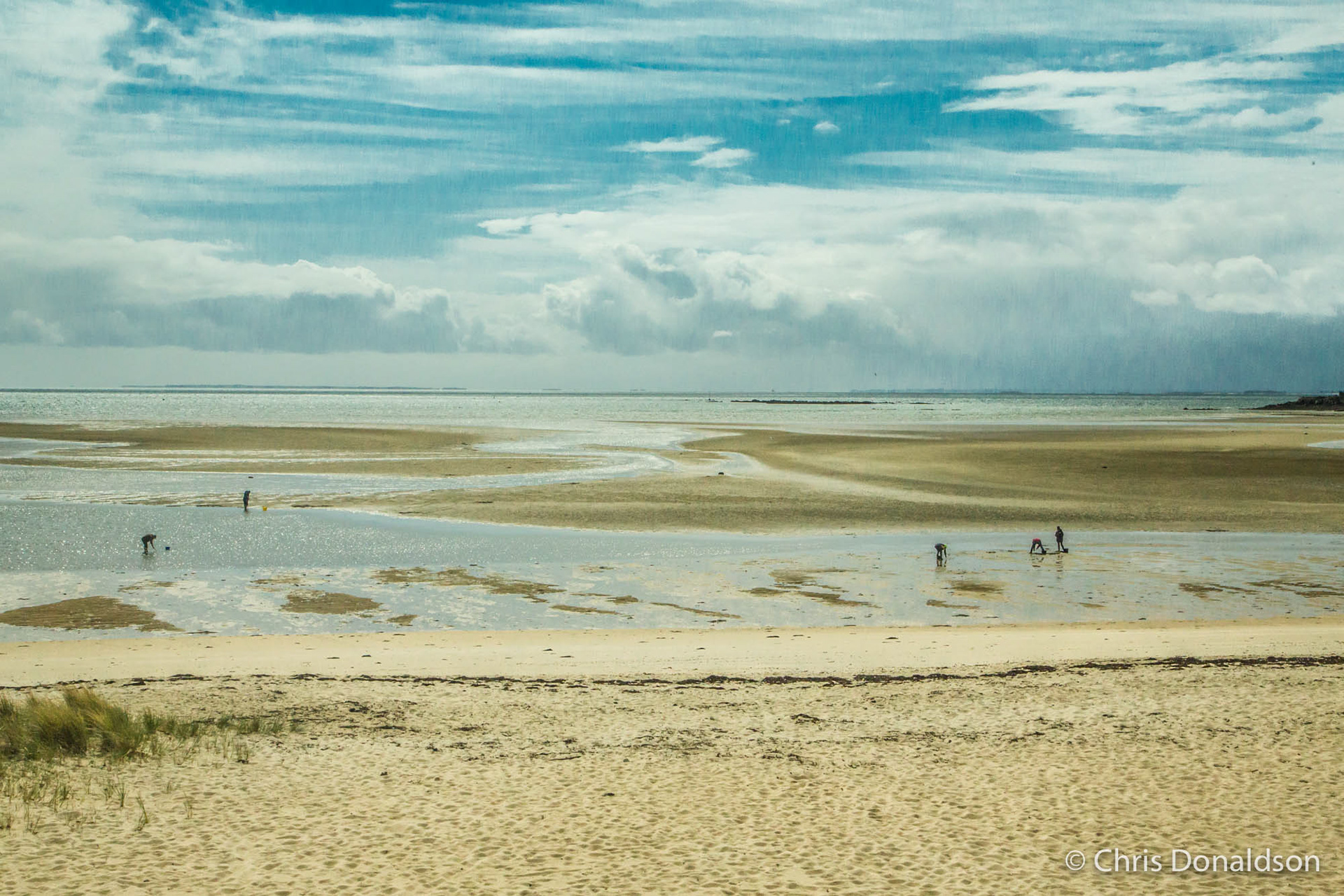 Beachcombers (canvas print)