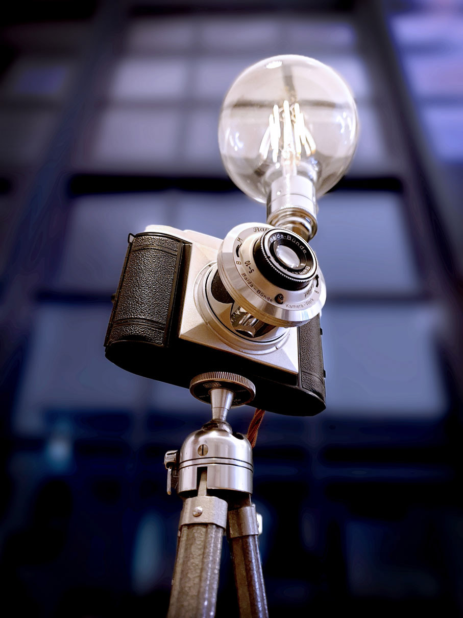 Upcycled Vintage 1950s Baldixette Camera