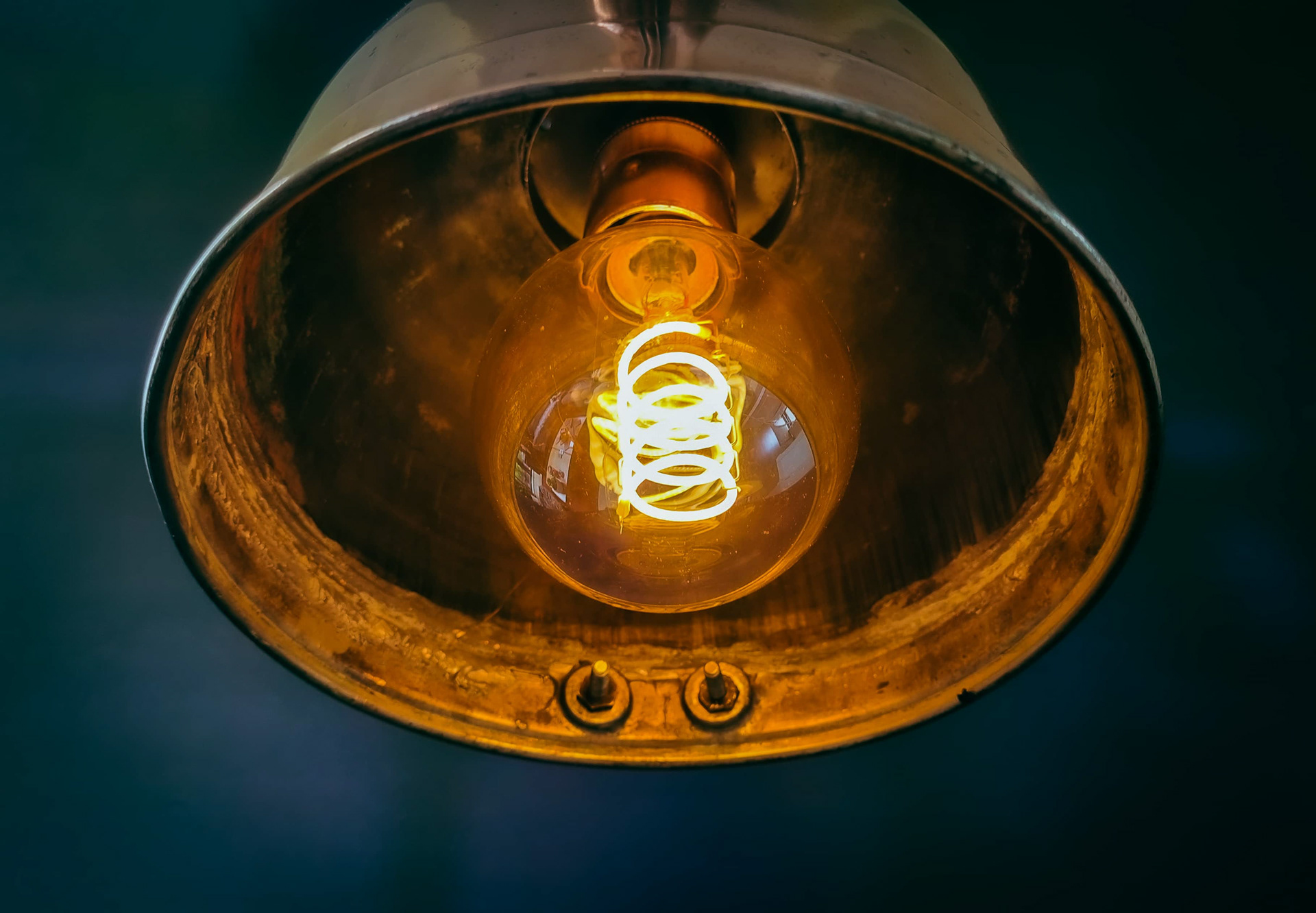 Vintage globe bulb