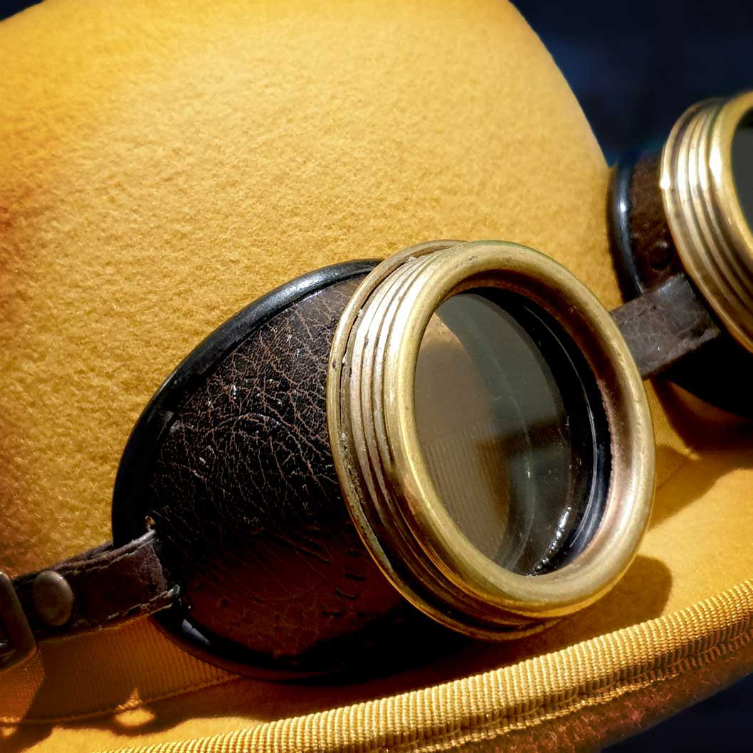 Steampunk goggles