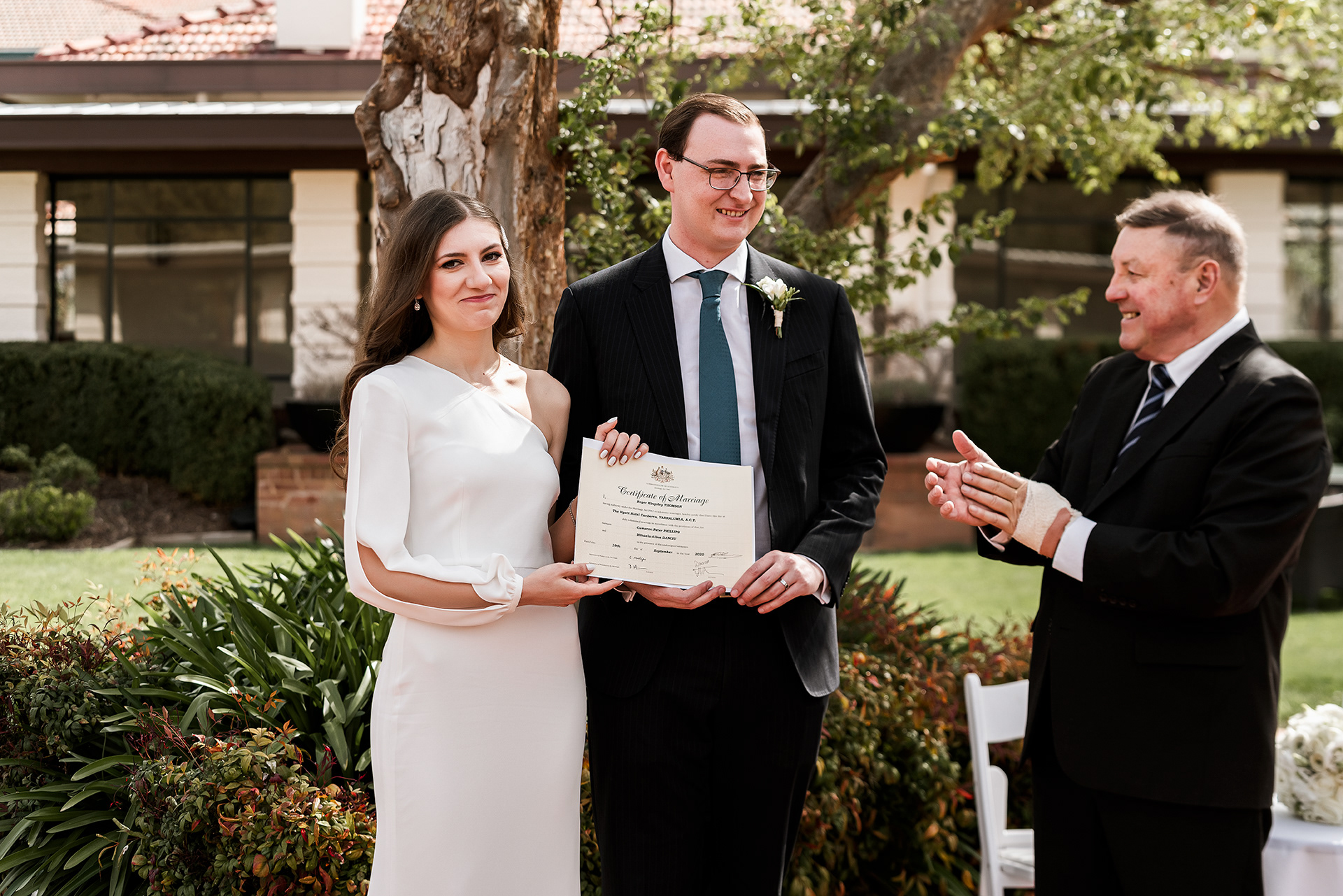 Wedding photography in Park Hyatt Canberra