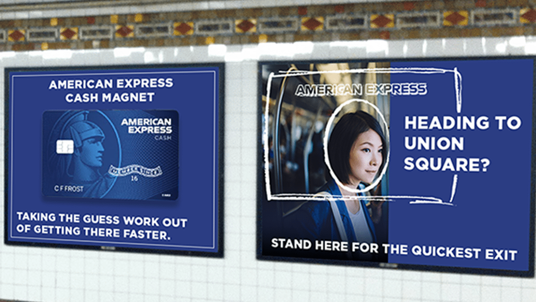 Dylan Ferrara - AMEX NYC Subway Ad & Mockup Concept