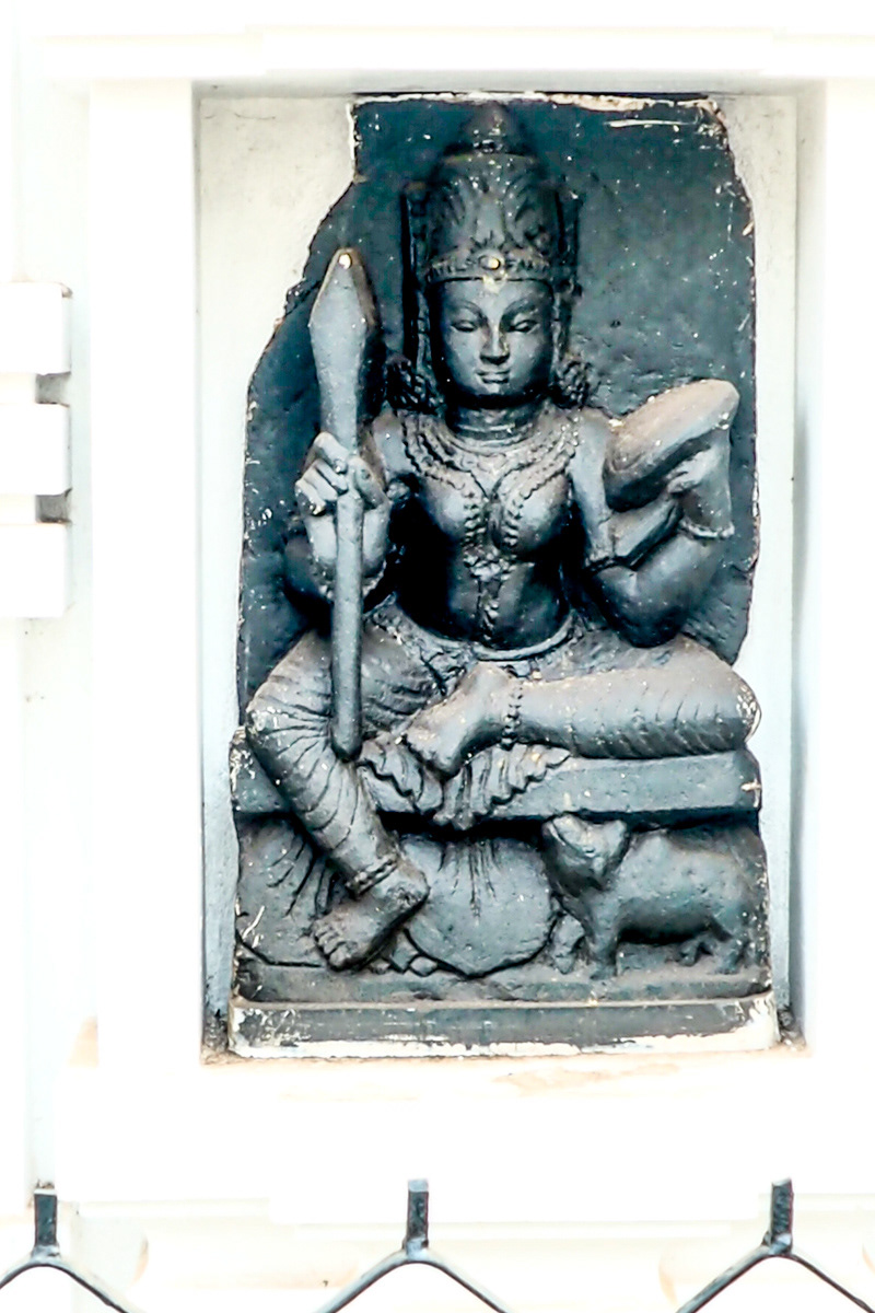Temple base releif.