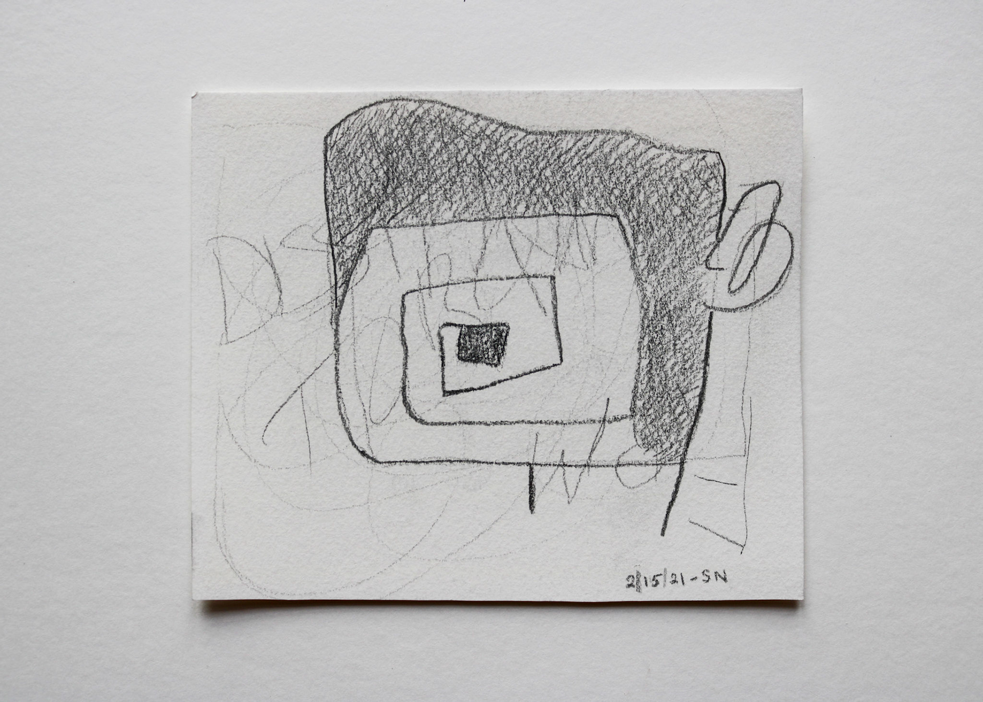Charcoal on White Card Stock / 7 x 6 in / $60