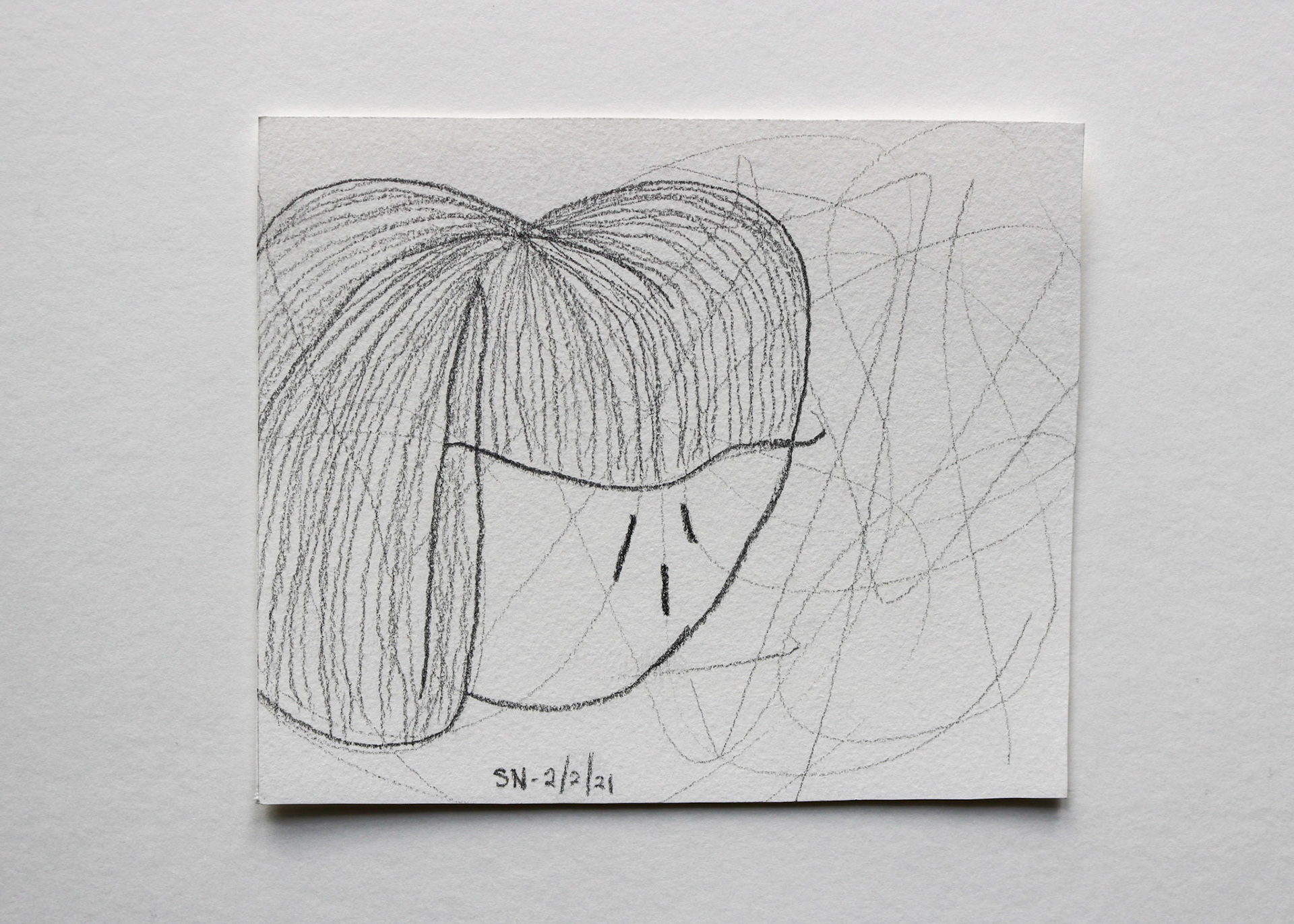 Charcoal on White Card Stock / 7 x 6 in / $60
