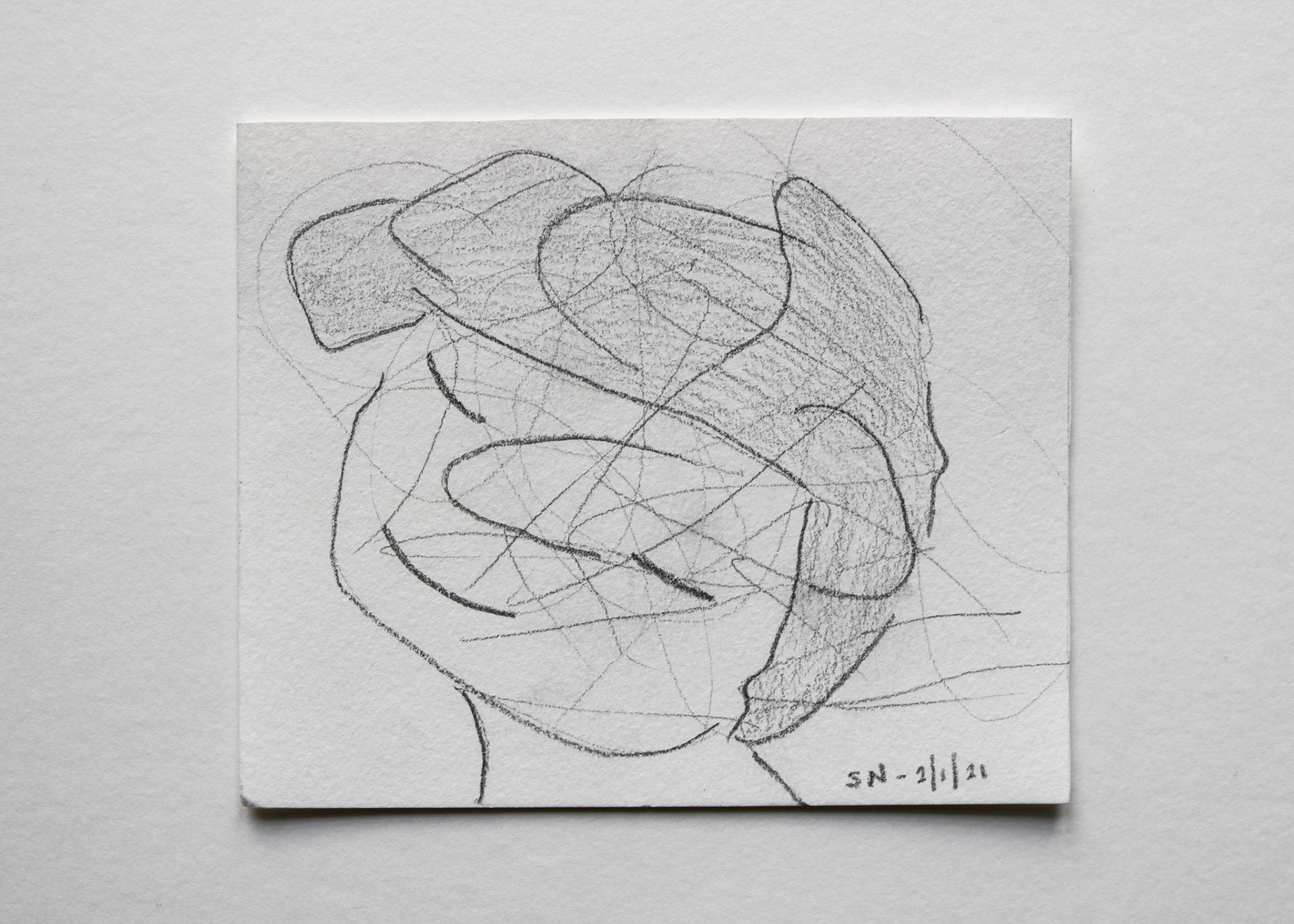 Charcoal on White Card Stock / 7 x 6 in / $60