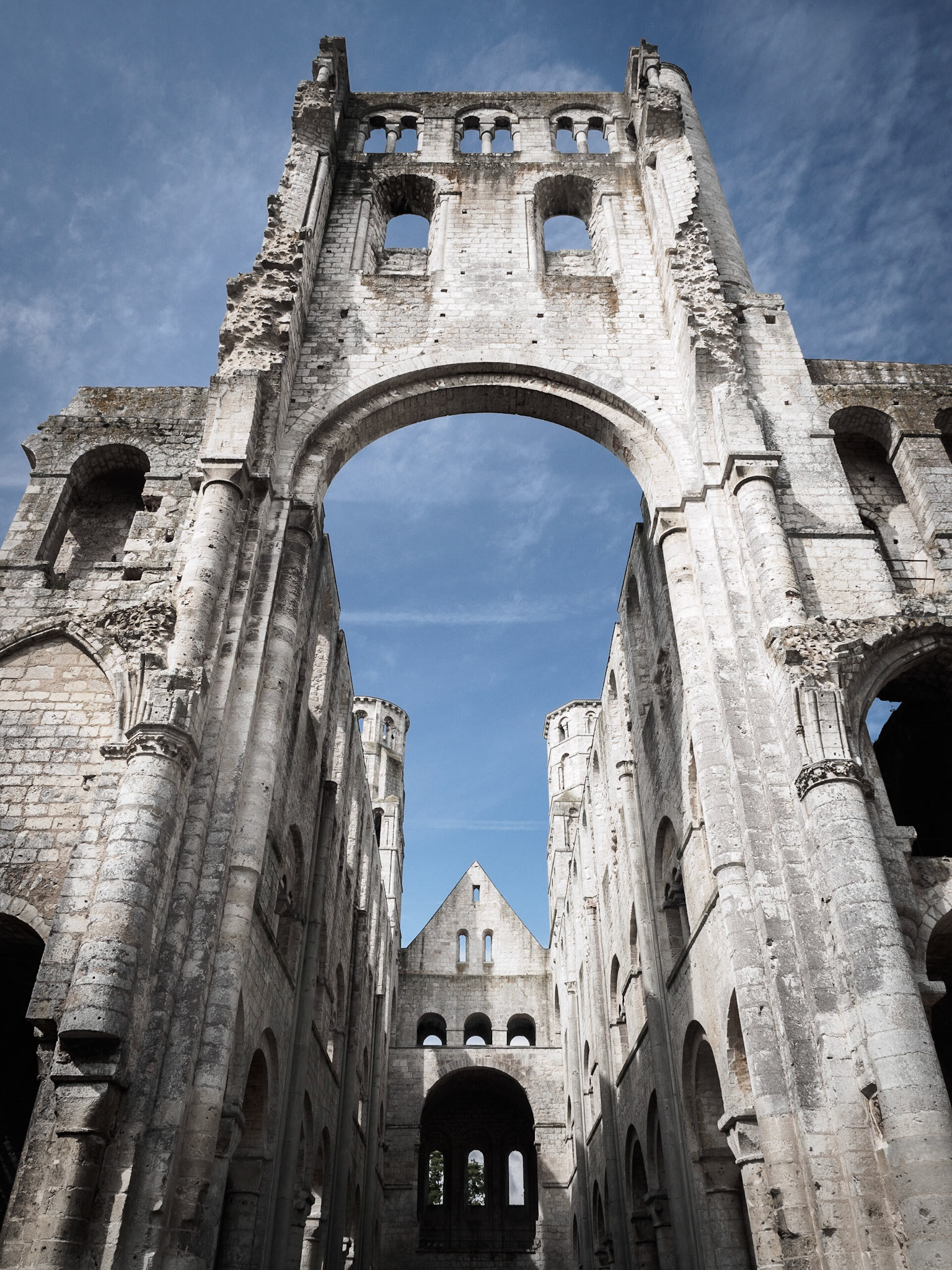 Die alte Abtei von Jumièges