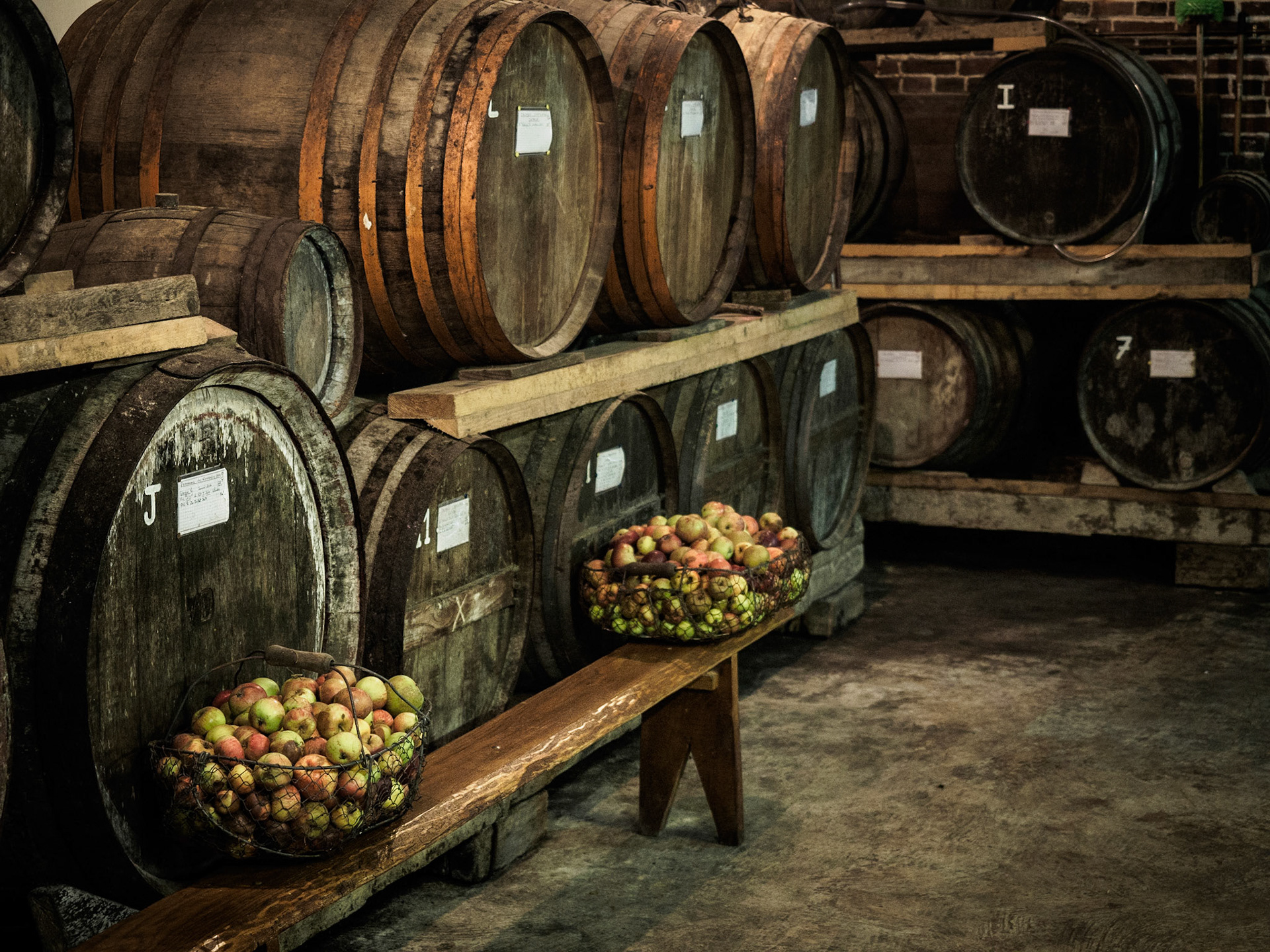 Beim Calvados-Bauern