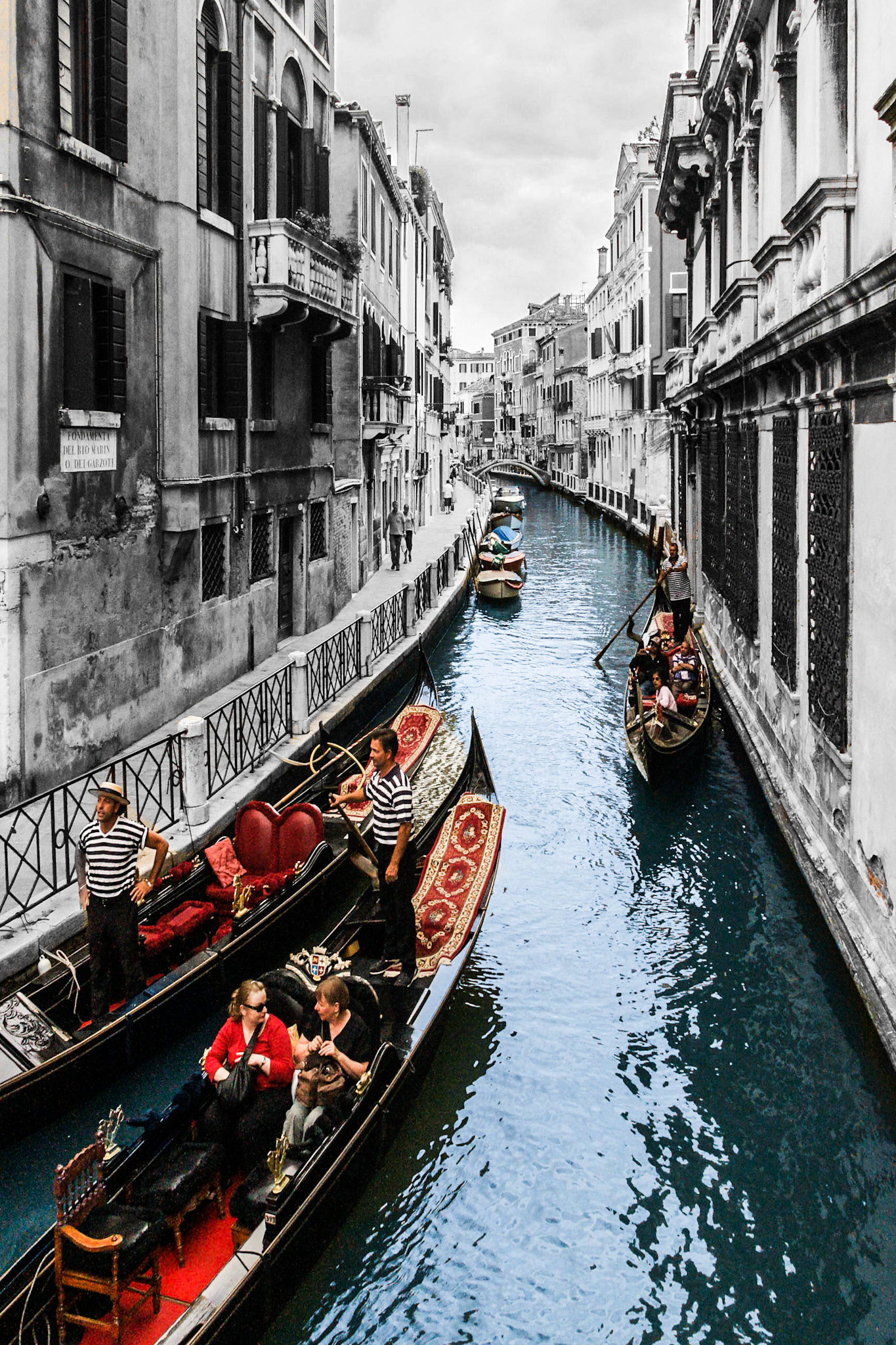 In den Kanälen von Venedig