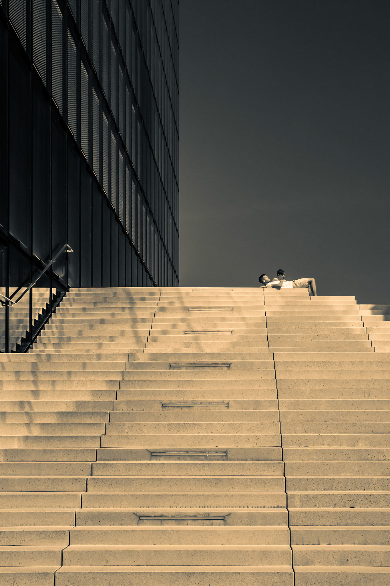 Relaxen im Medienhafen Düsseldorf