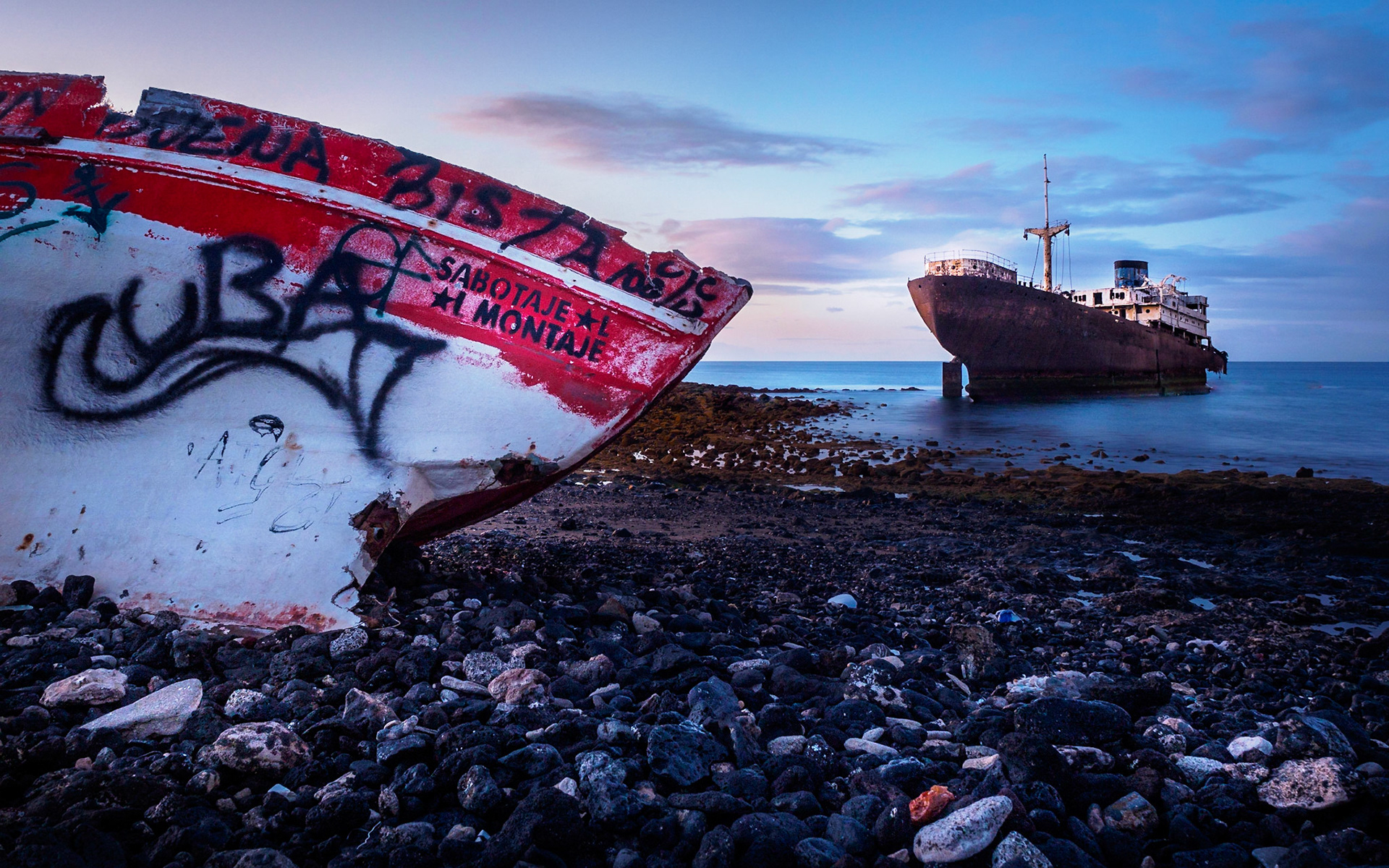 Schiffswrack(s) vor Arrecife (Lanzarote)