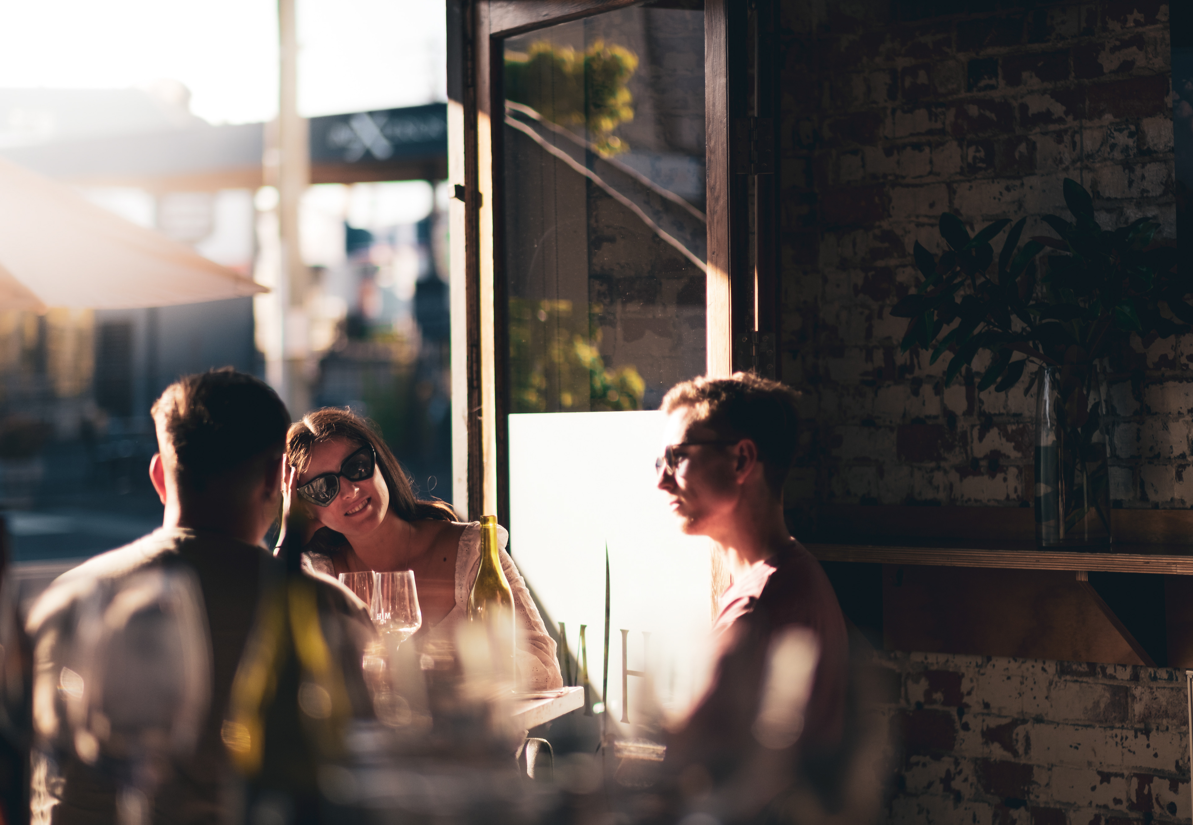 Drinks in the sun