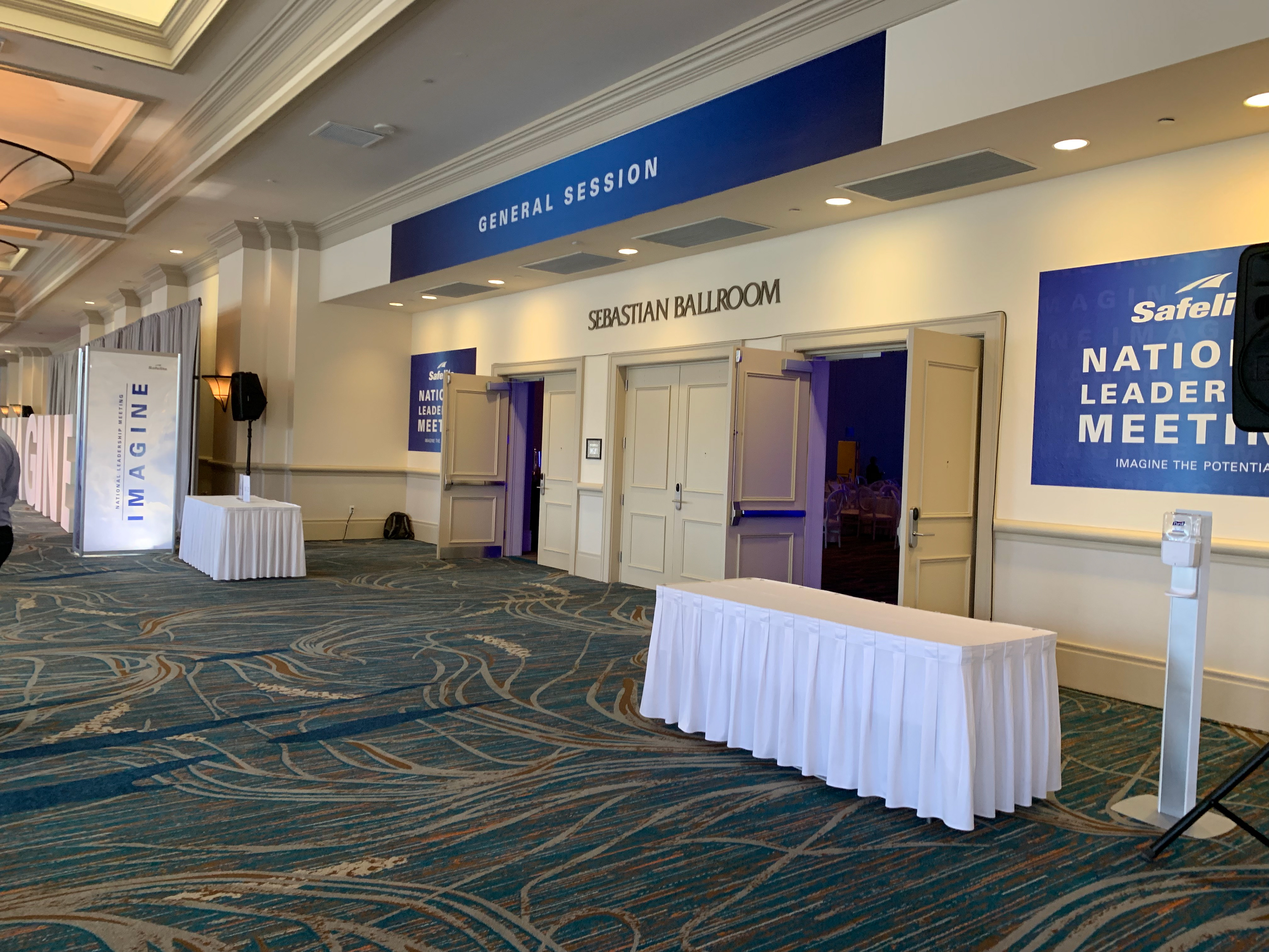 Event branded wall clings