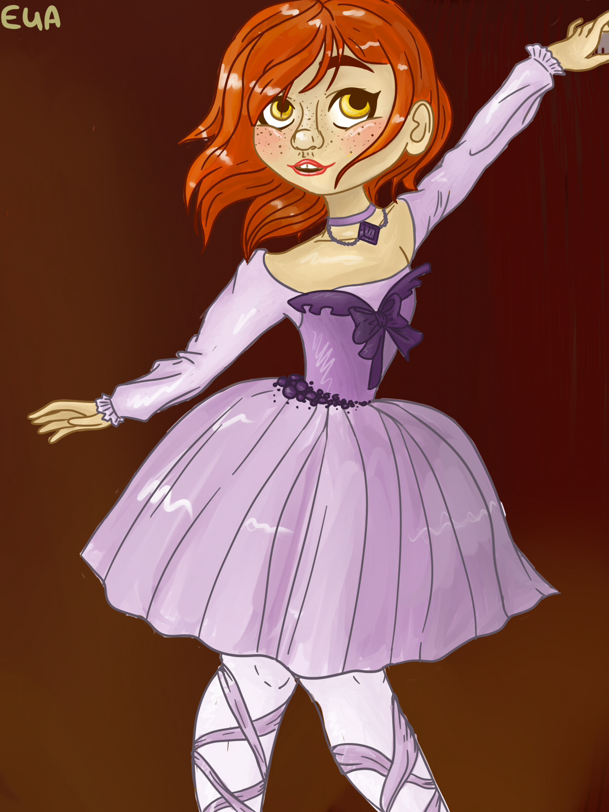 I tried to do a little more of a whimsical type of highlighting here.